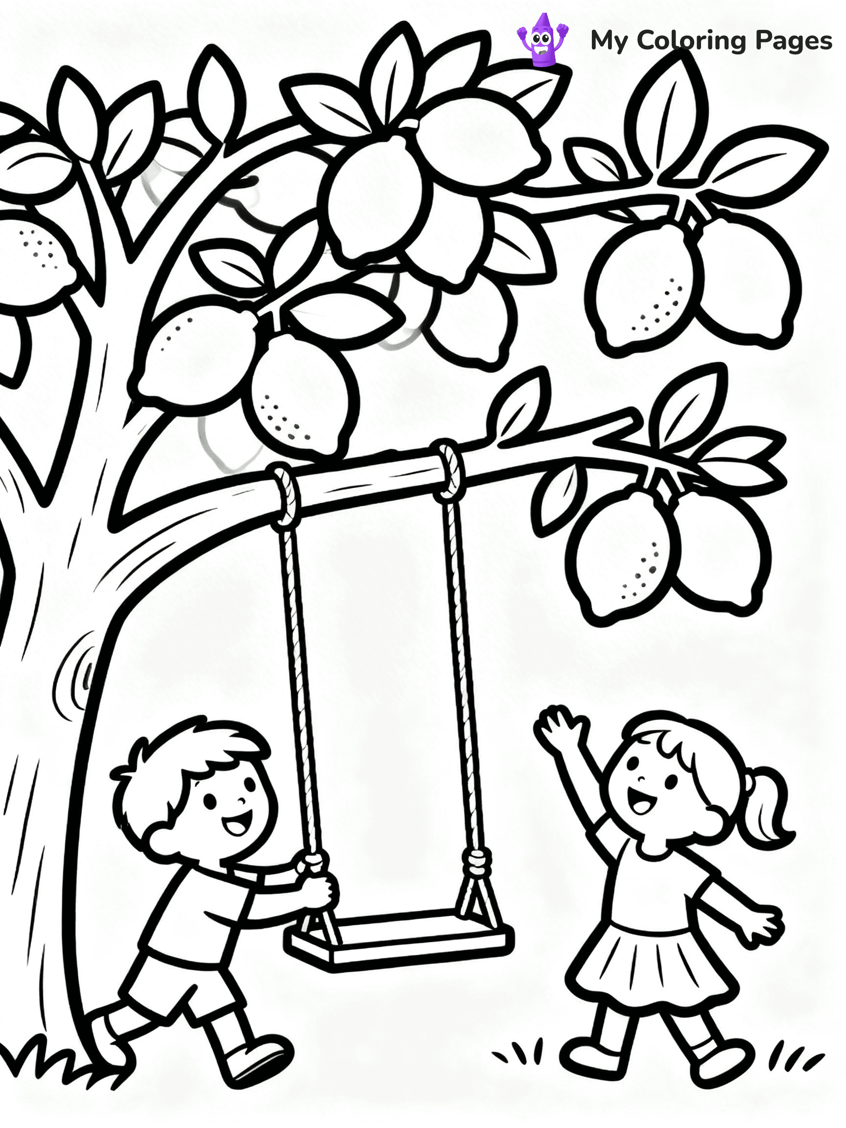 Lemon Coloring Pages - 7