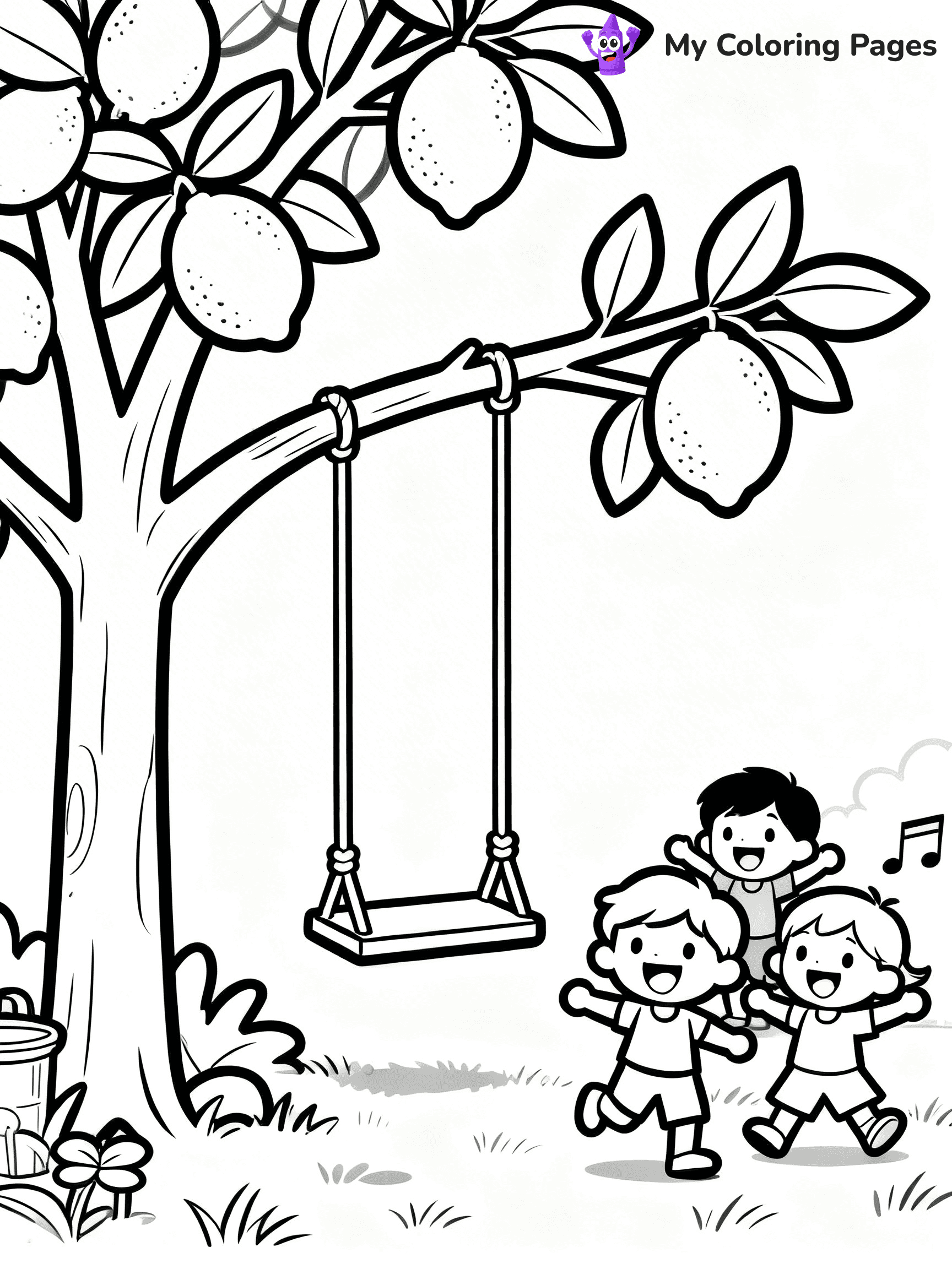 Lemon Coloring Pages - 6