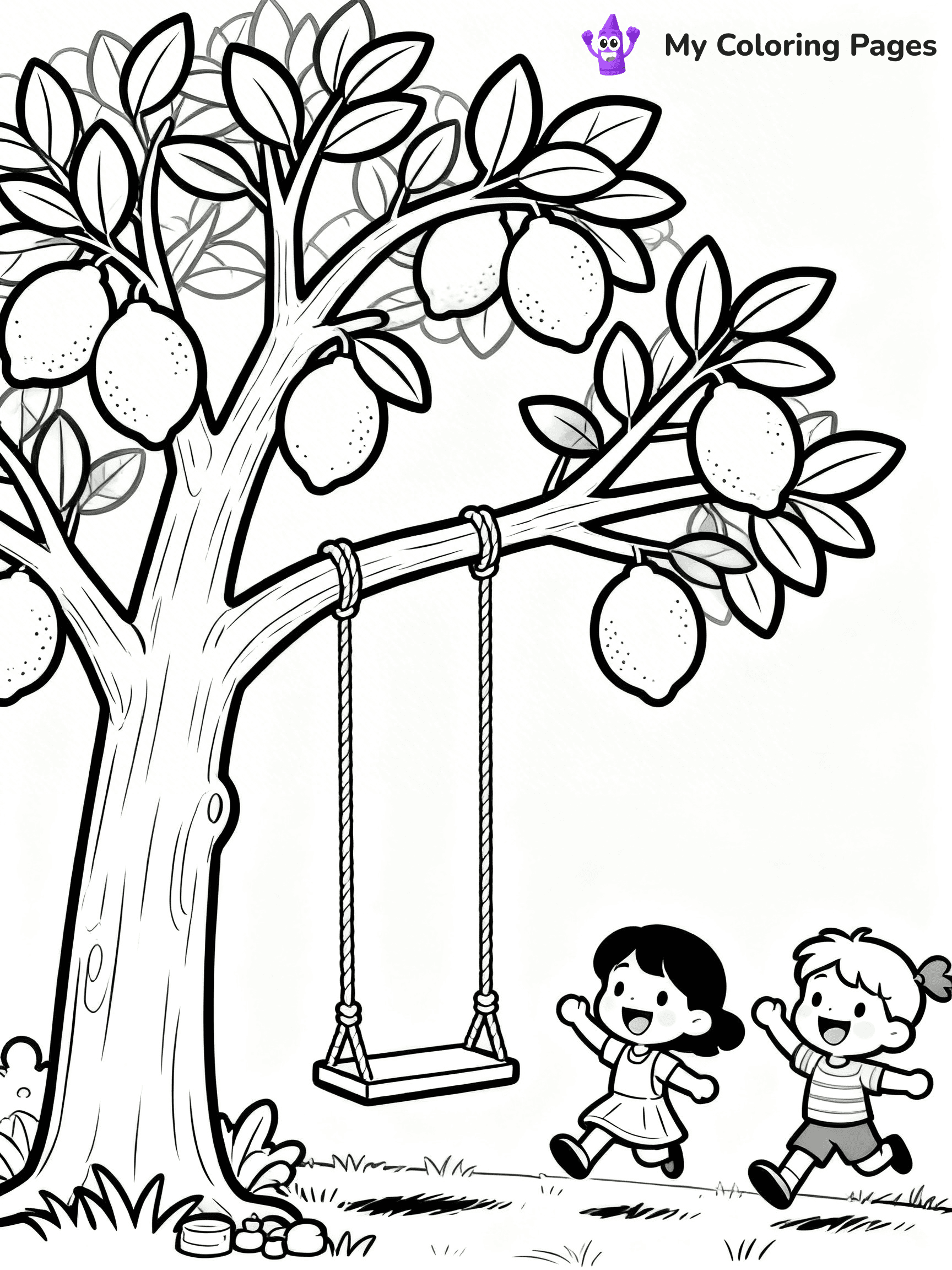 Lemon Coloring Pages - 1