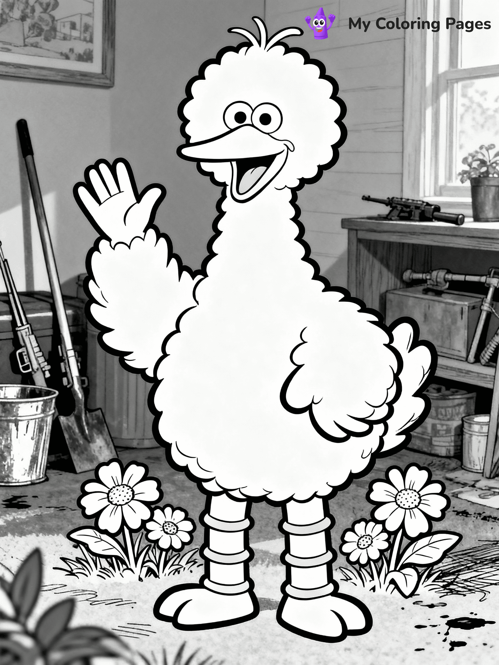 Sesame Street Coloring Pages - 18