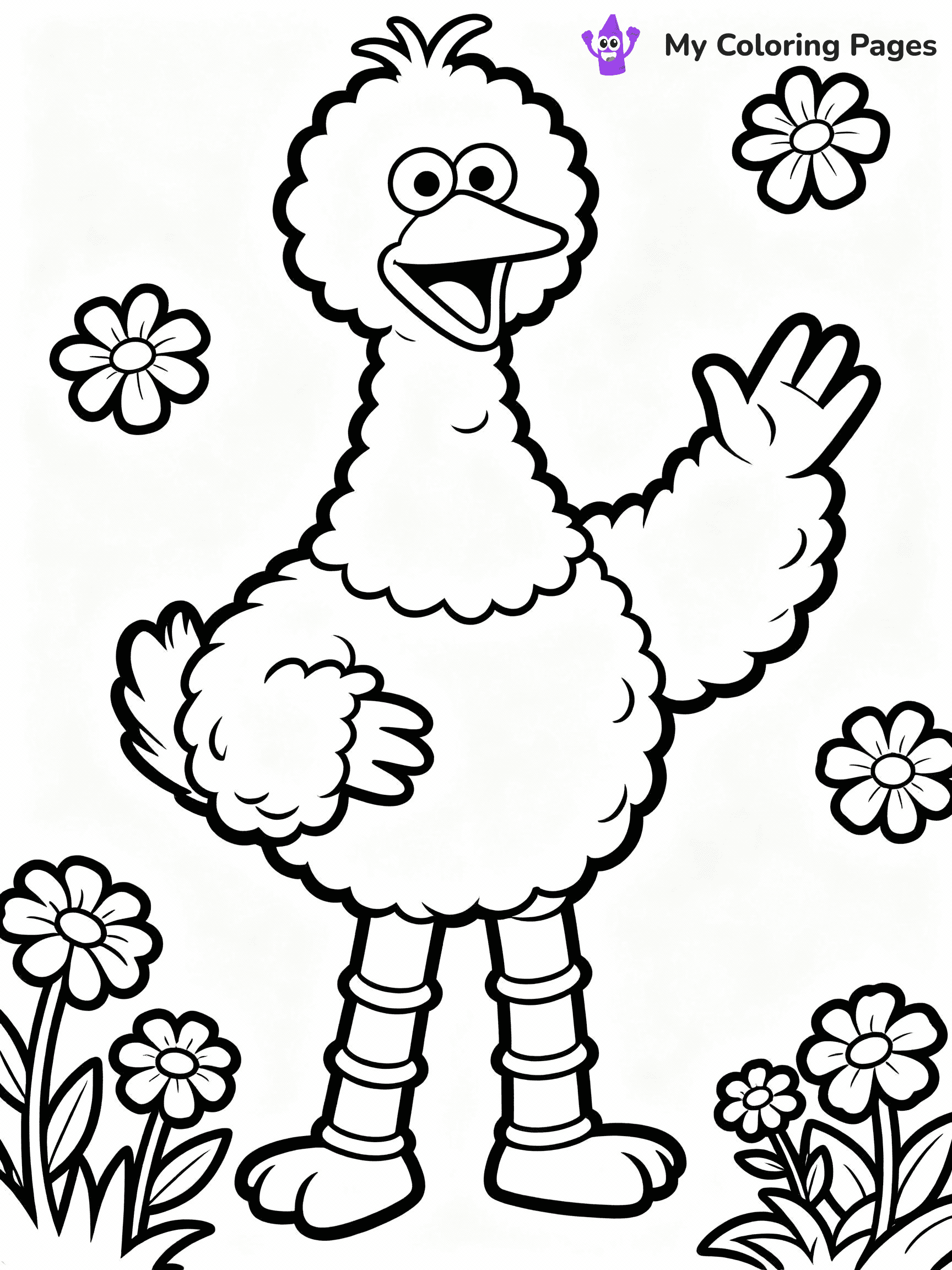 Sesame Street Coloring Pages - 17
