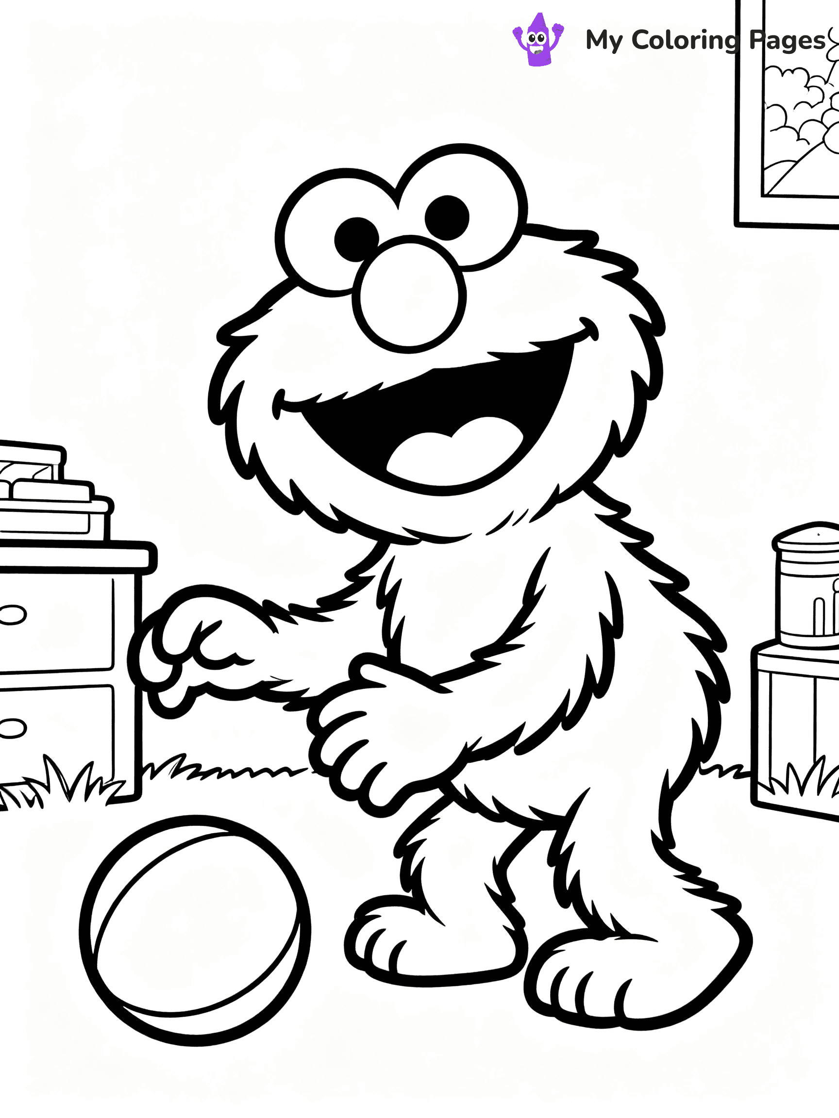 Sesame Street Coloring Pages - 8
