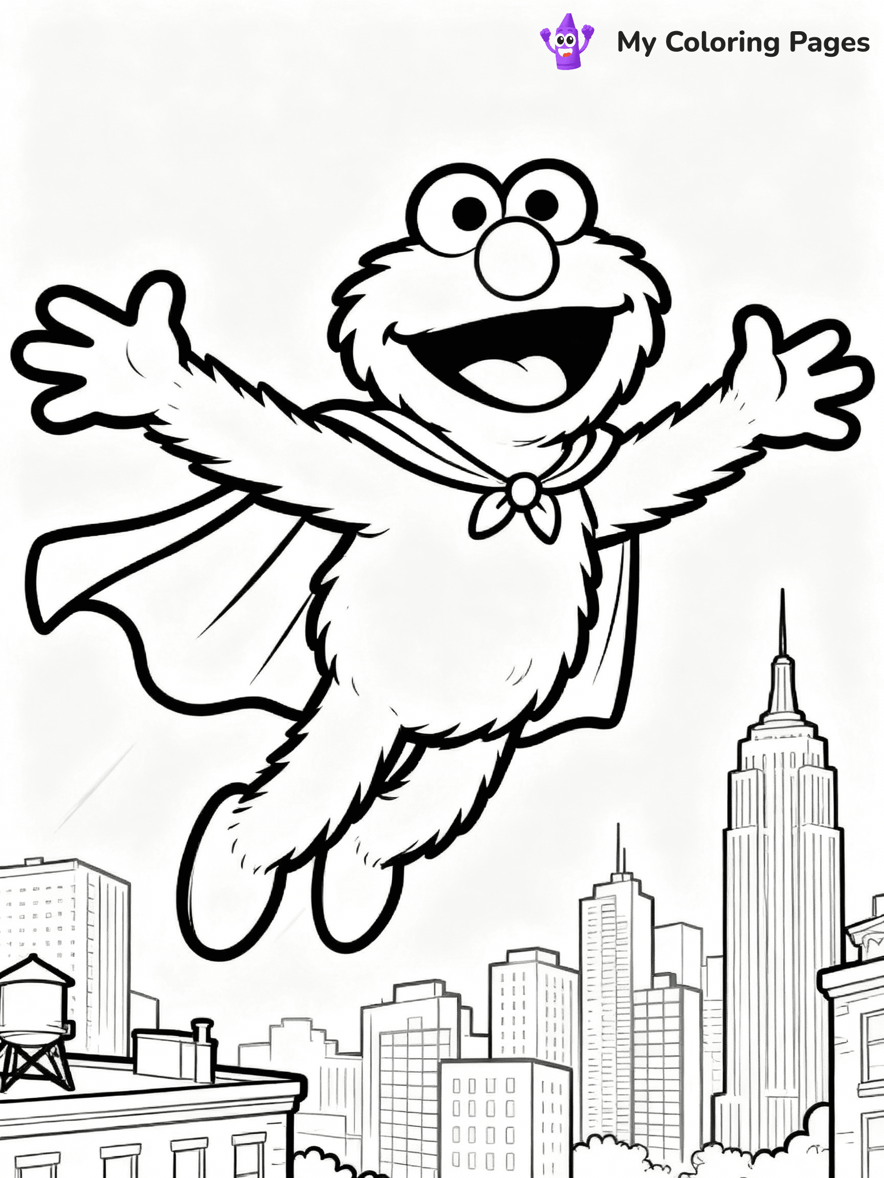 Sesame Street Coloring Pages - 7