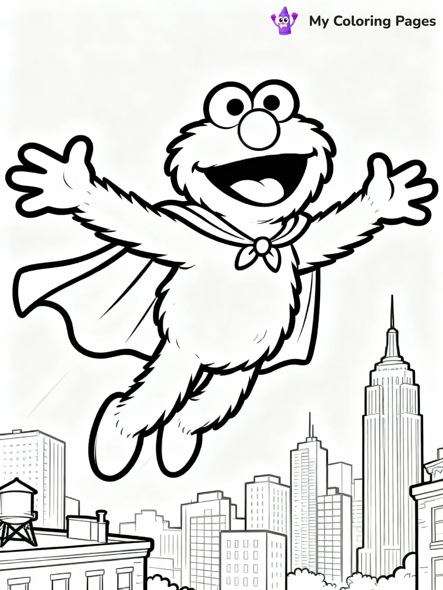 Sesame Street Coloring Pages - 7