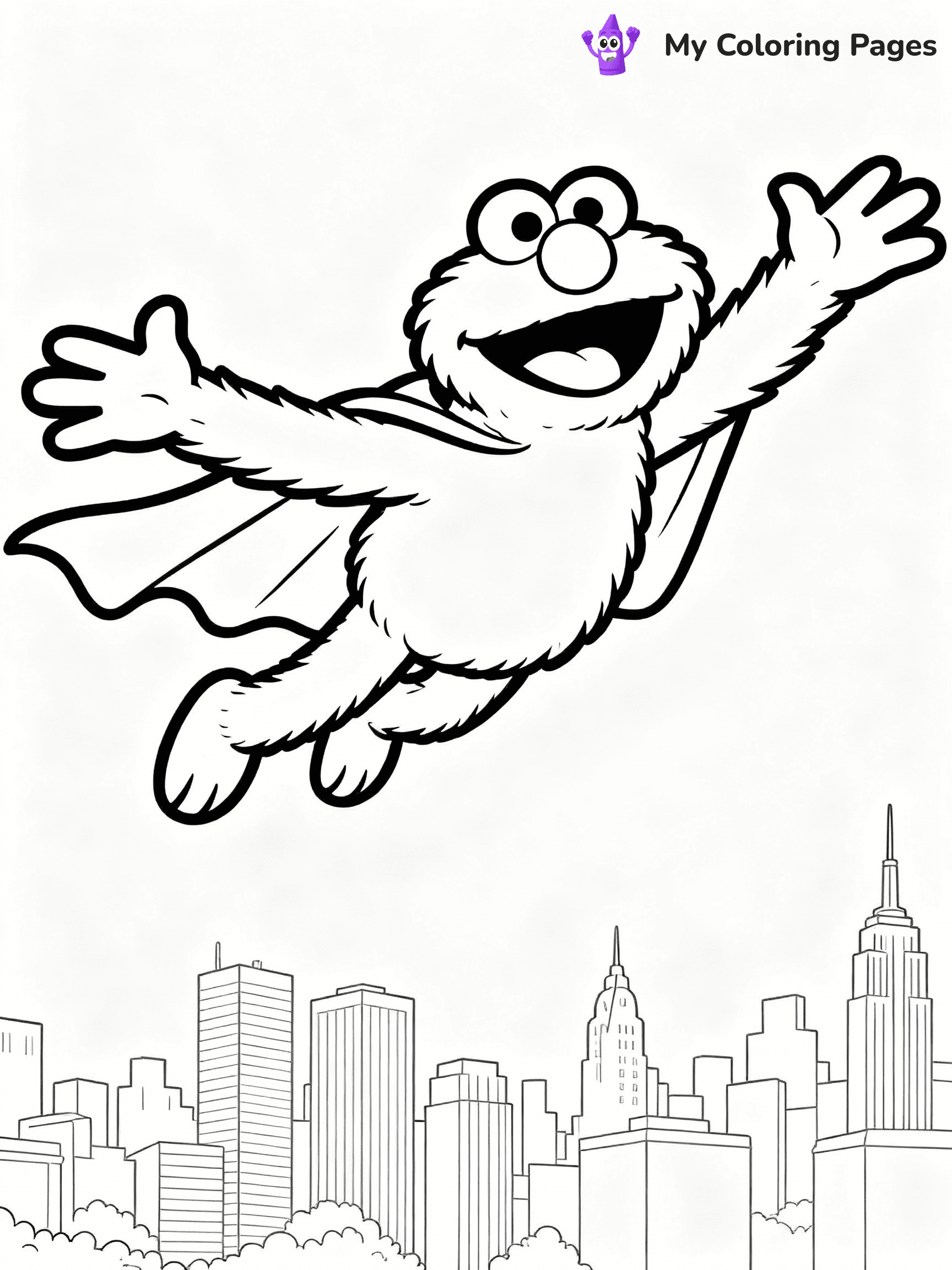 Sesame Street Coloring Pages - 6