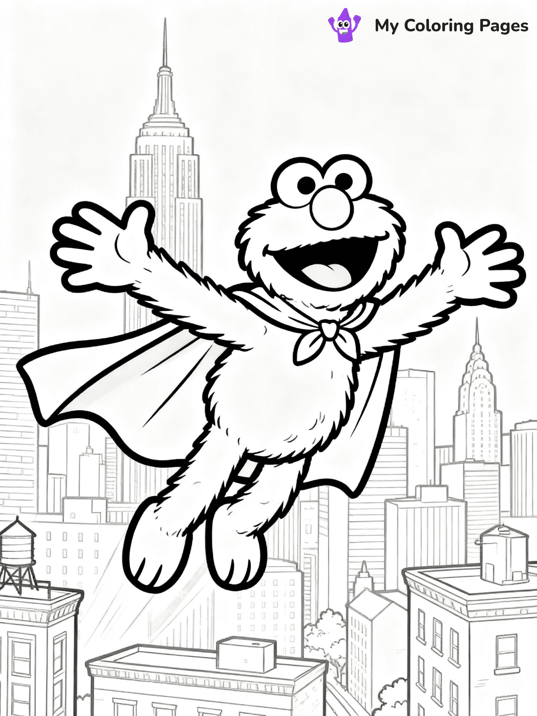 Sesame Street Coloring Pages - 5