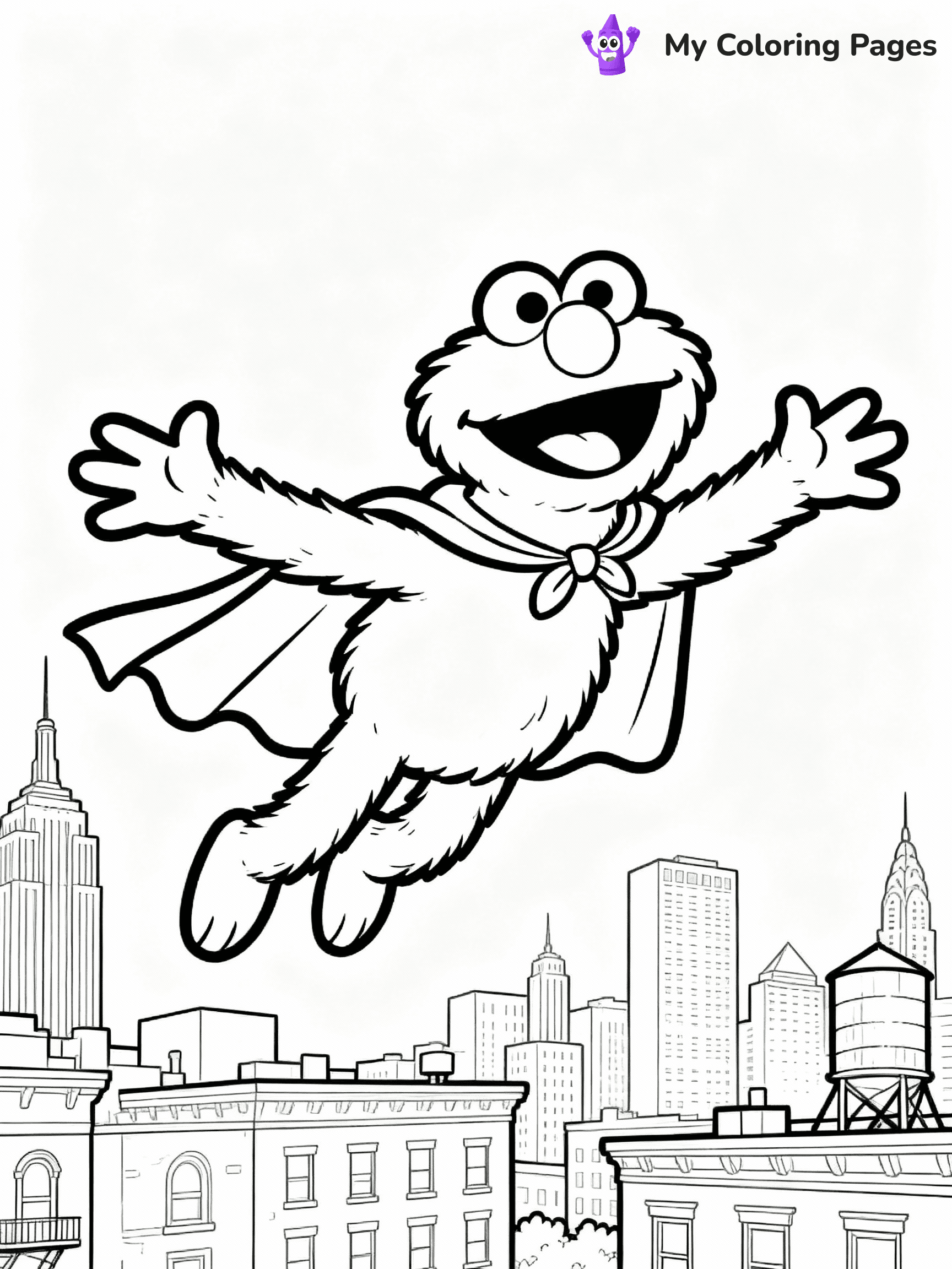 Sesame Street Coloring Pages - 3