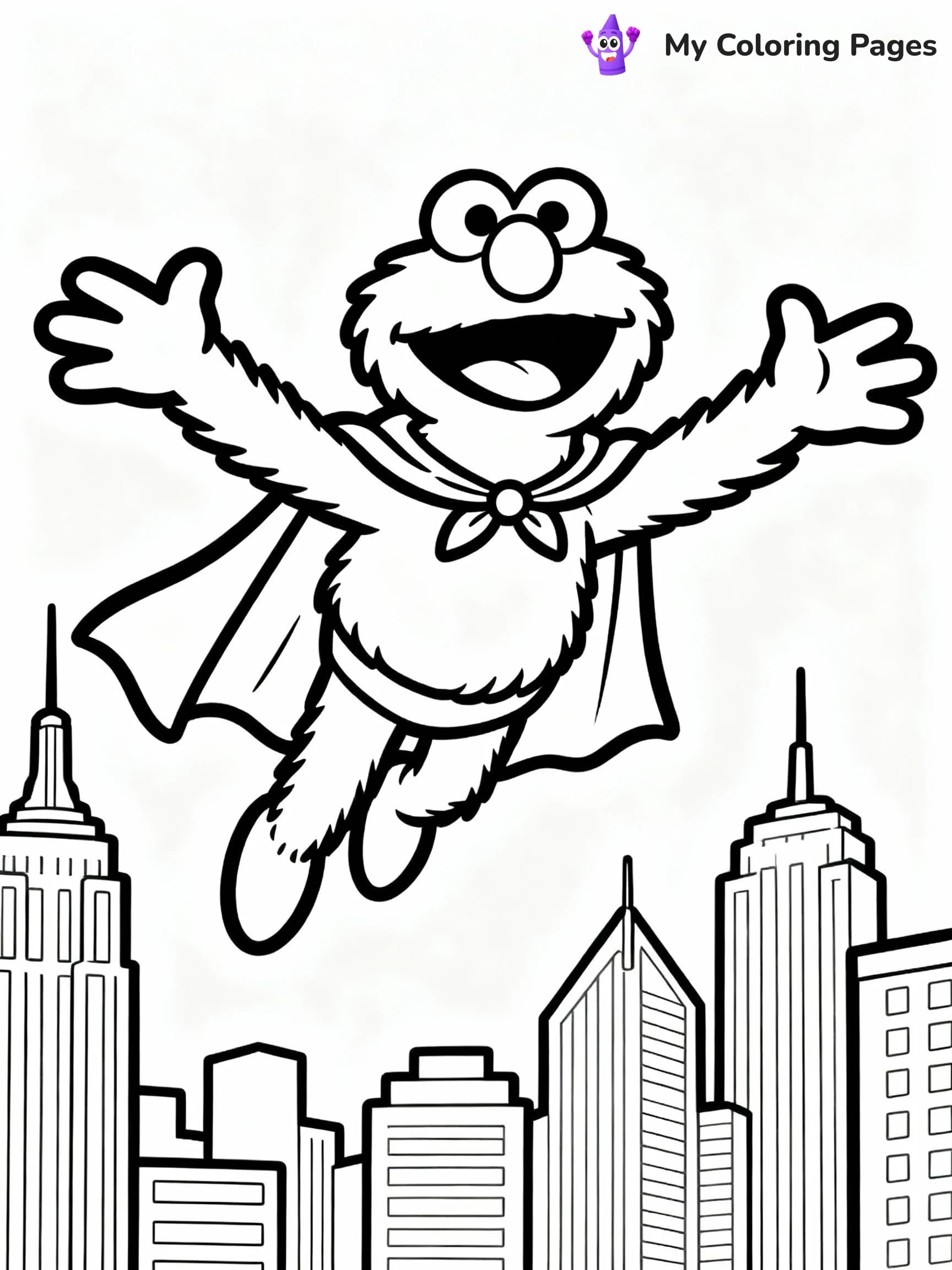 Sesame Street Coloring Pages - 2