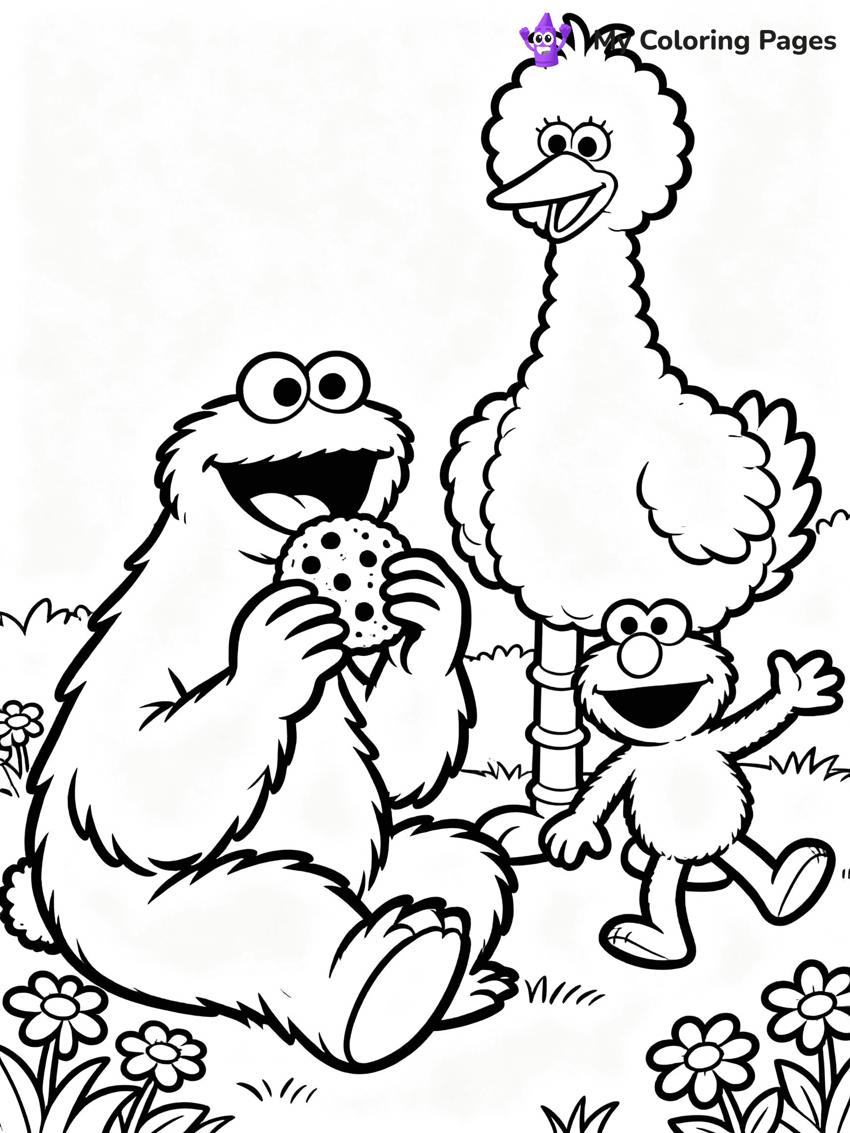 Sesame Street Coloring Pages - 1
