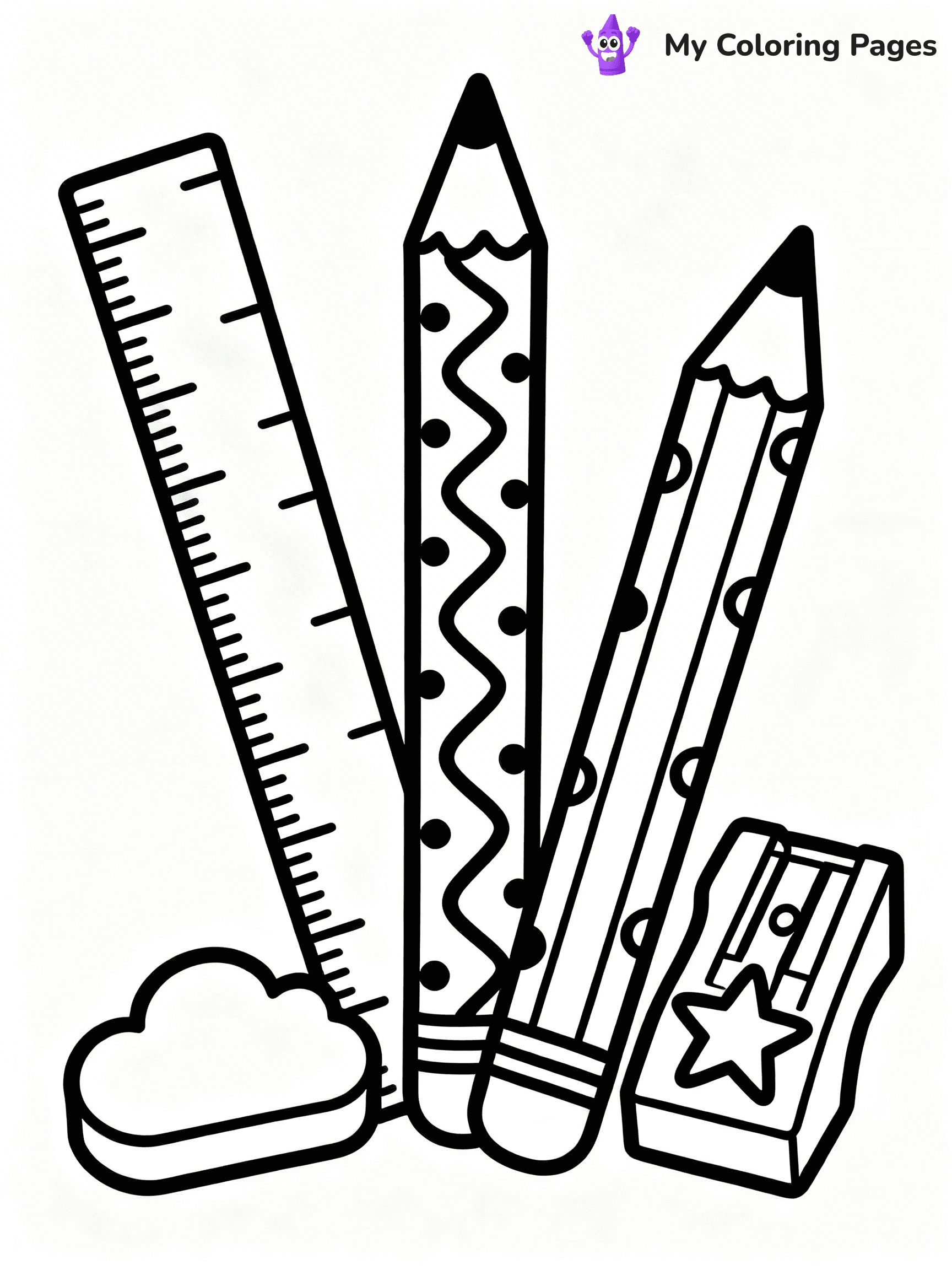 Pencil Coloring Pages - 37