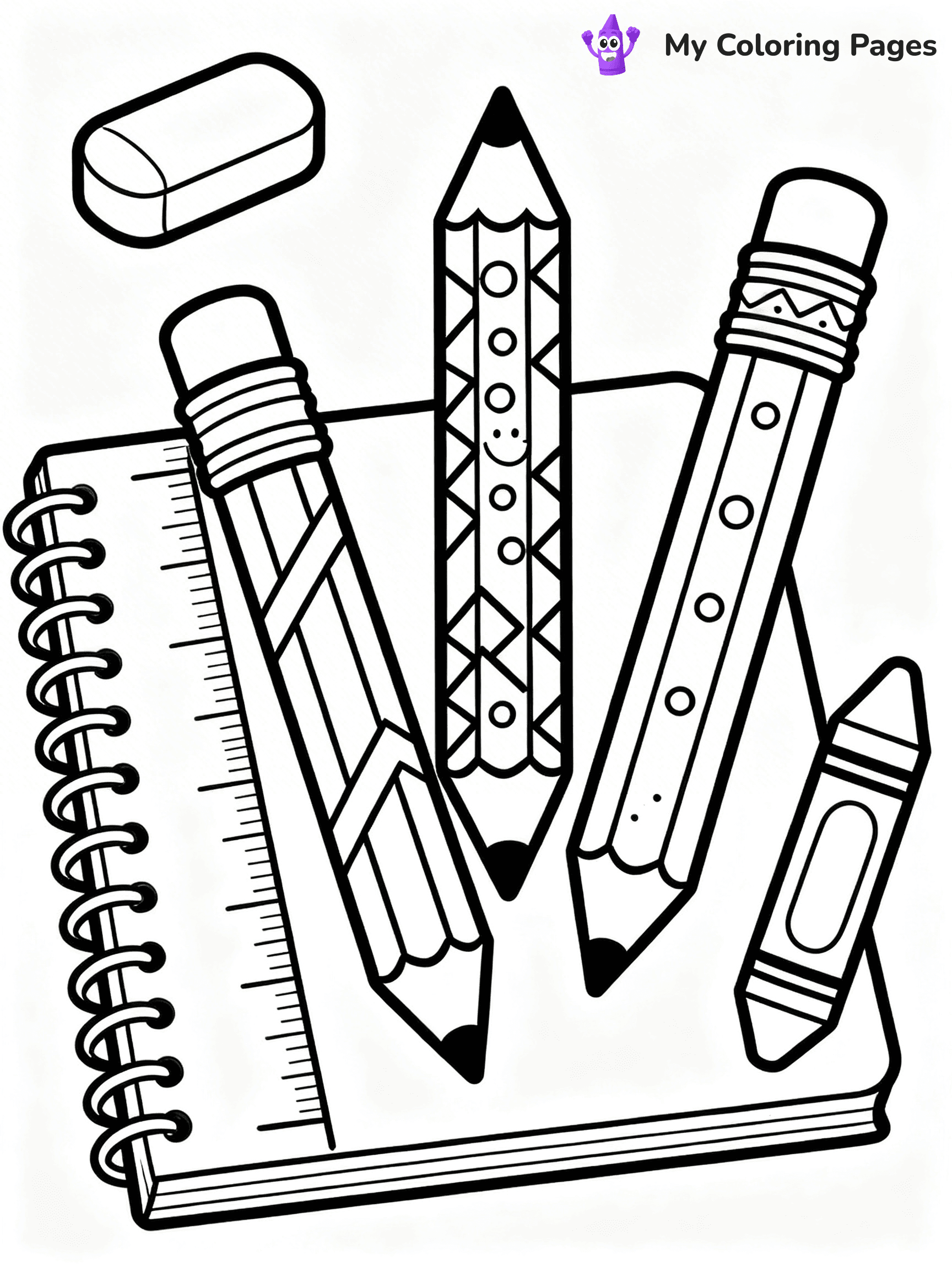 Pencil Coloring Pages - 35