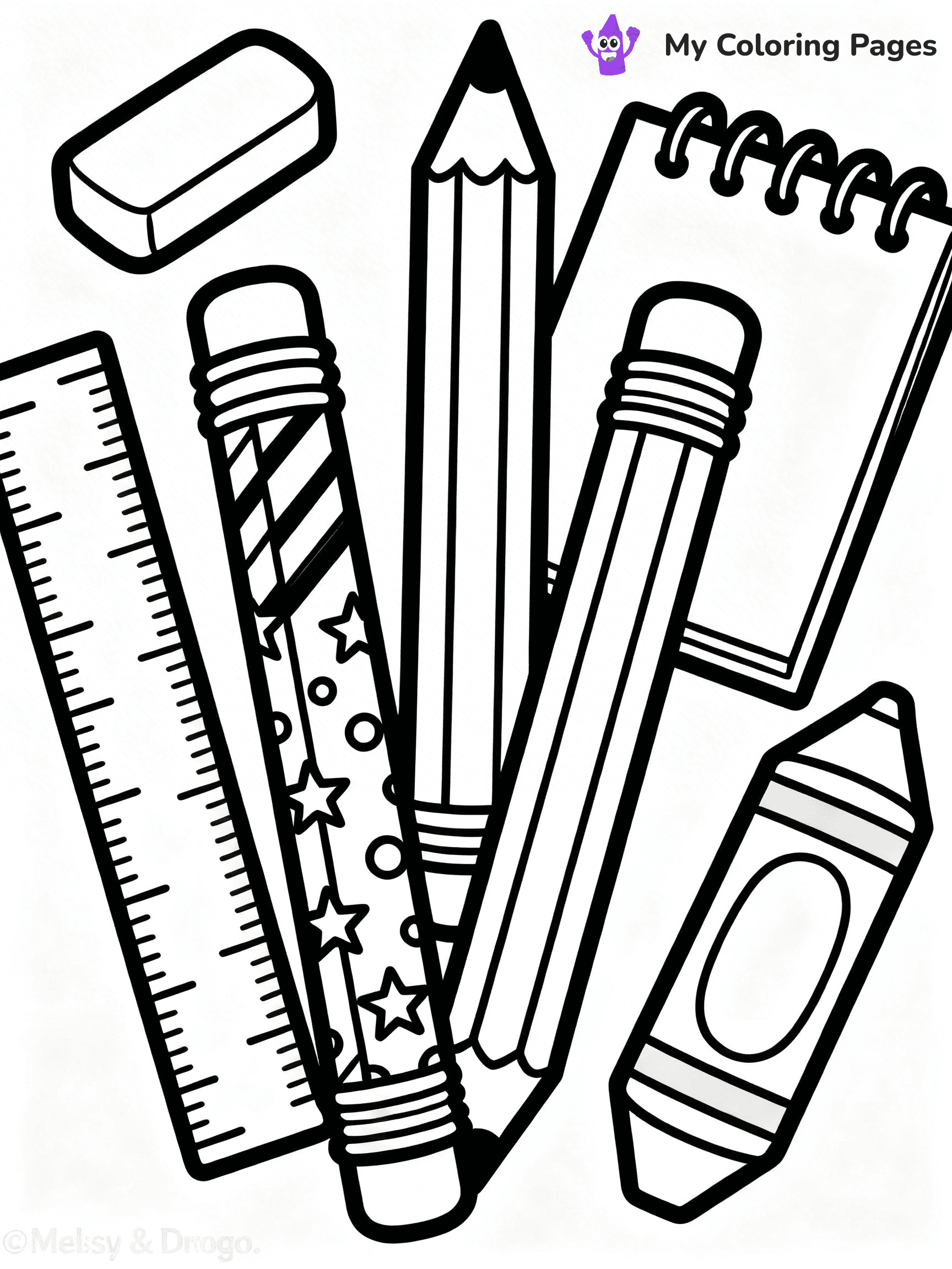 Pencil Coloring Pages - 33