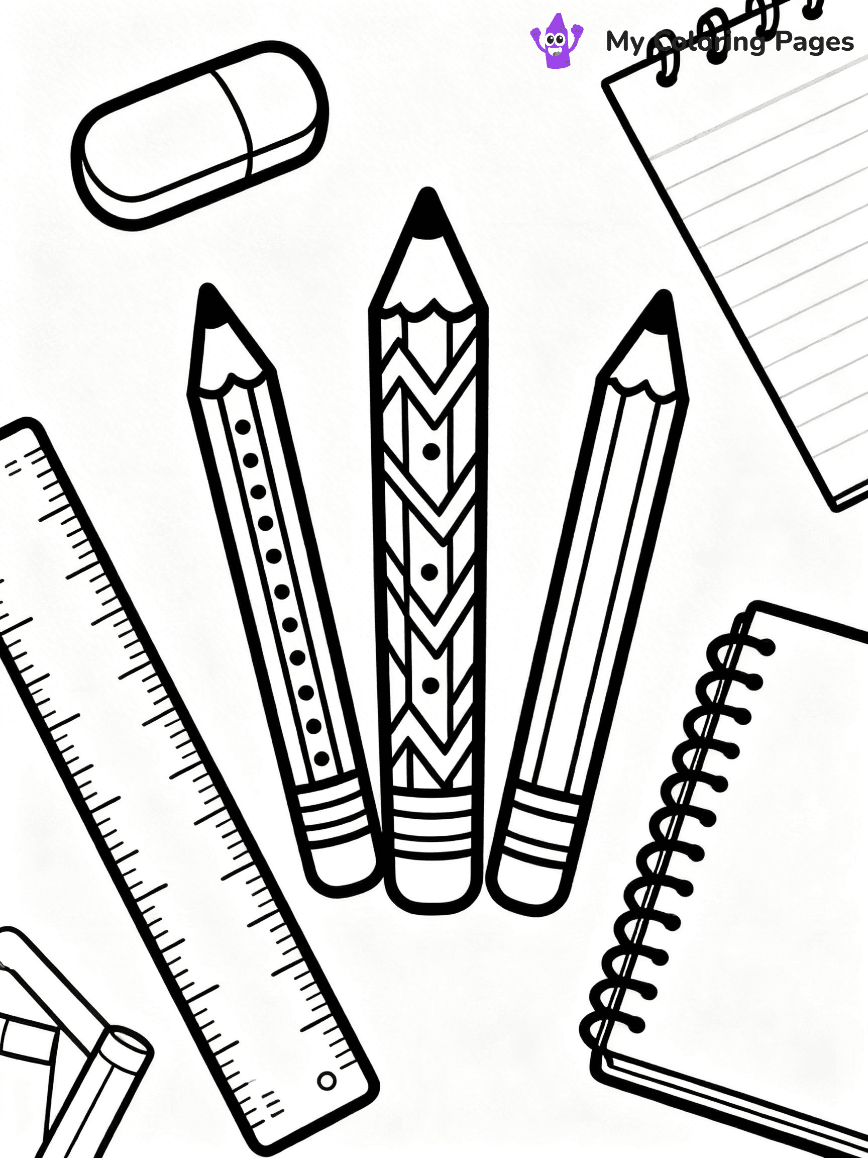 Pencil Coloring Pages - 32