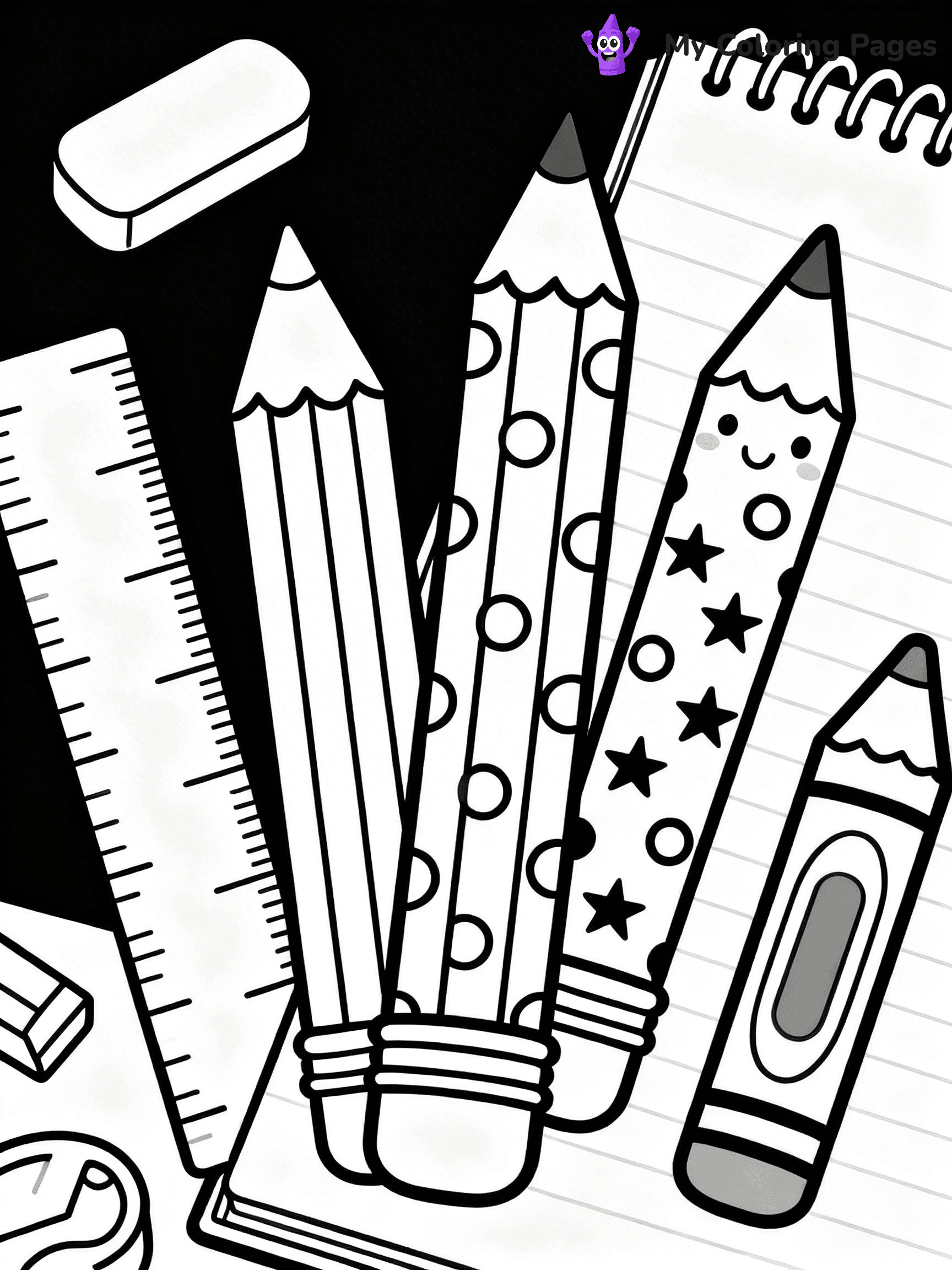 Pencil Coloring Pages - 31