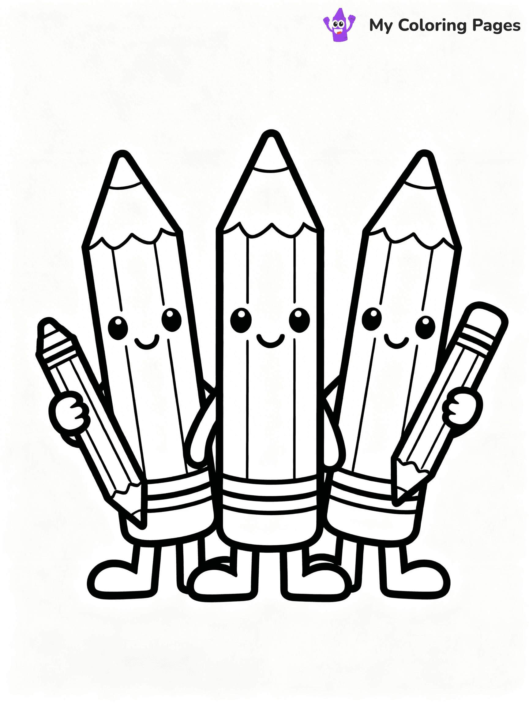 Pencil Coloring Pages - 30