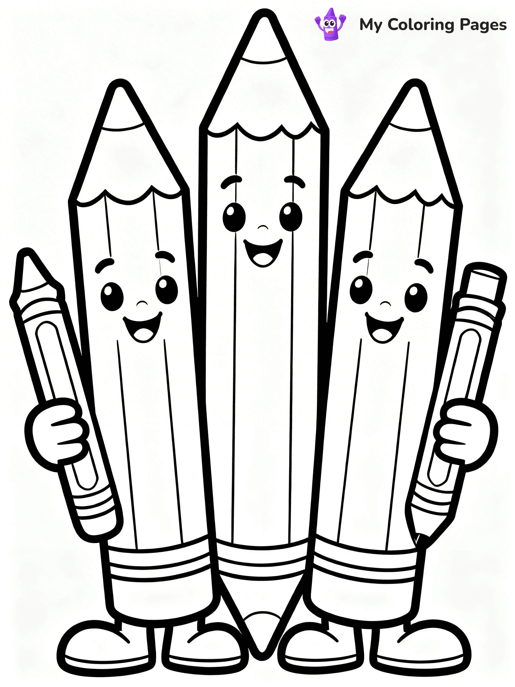 Pencil Coloring Pages - 29