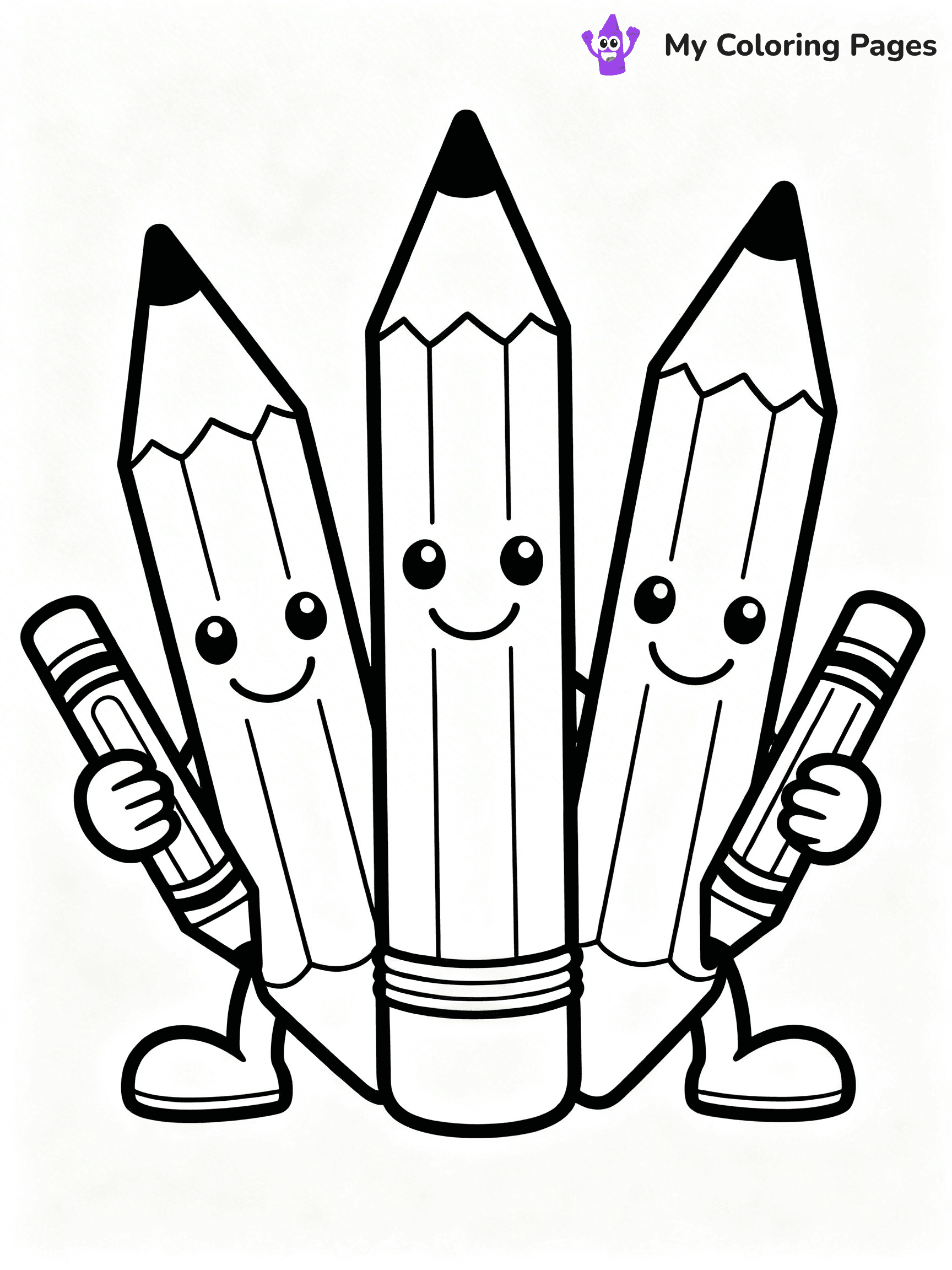Pencil Coloring Pages - 28