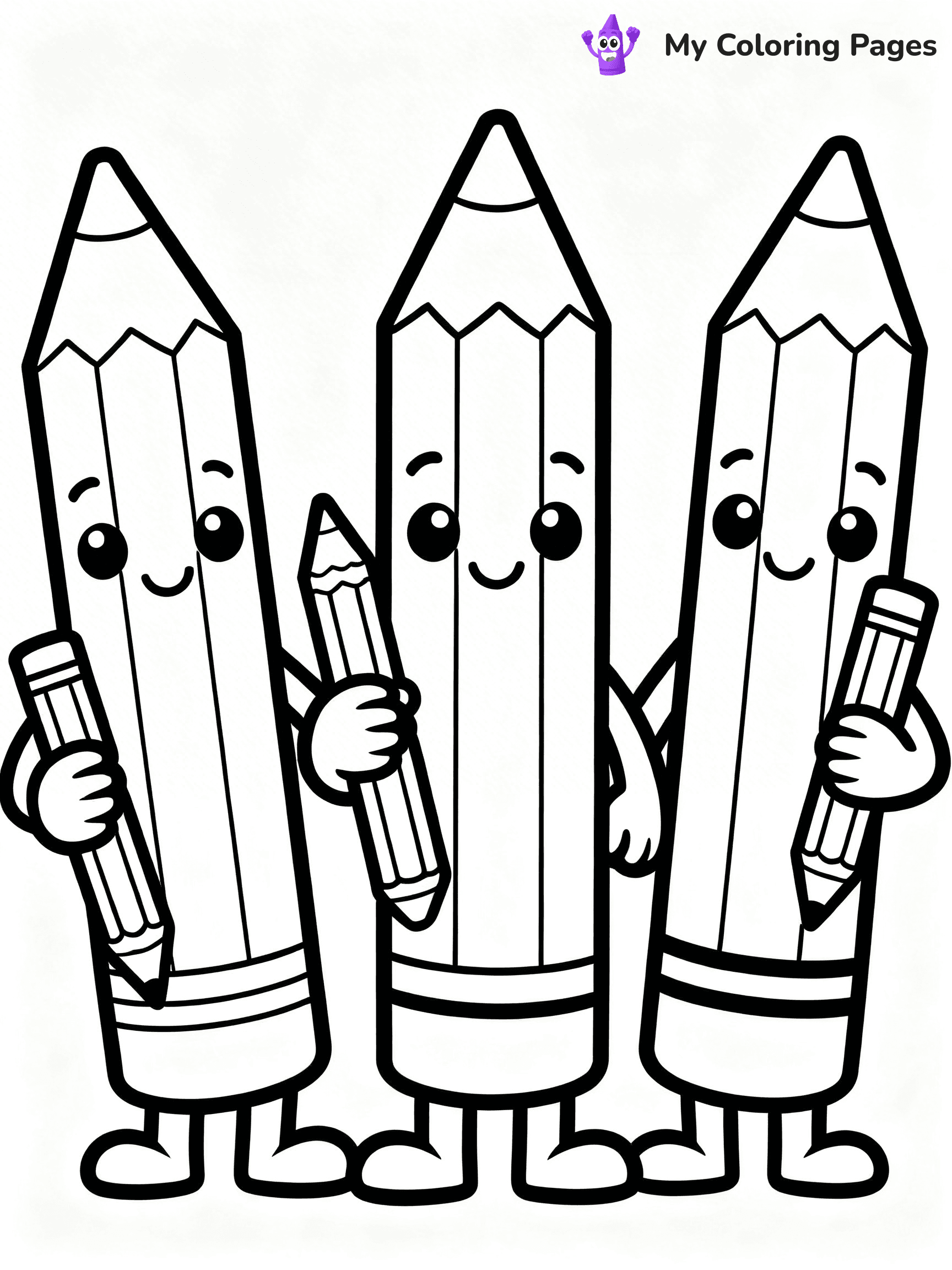 Pencil Coloring Pages - 25