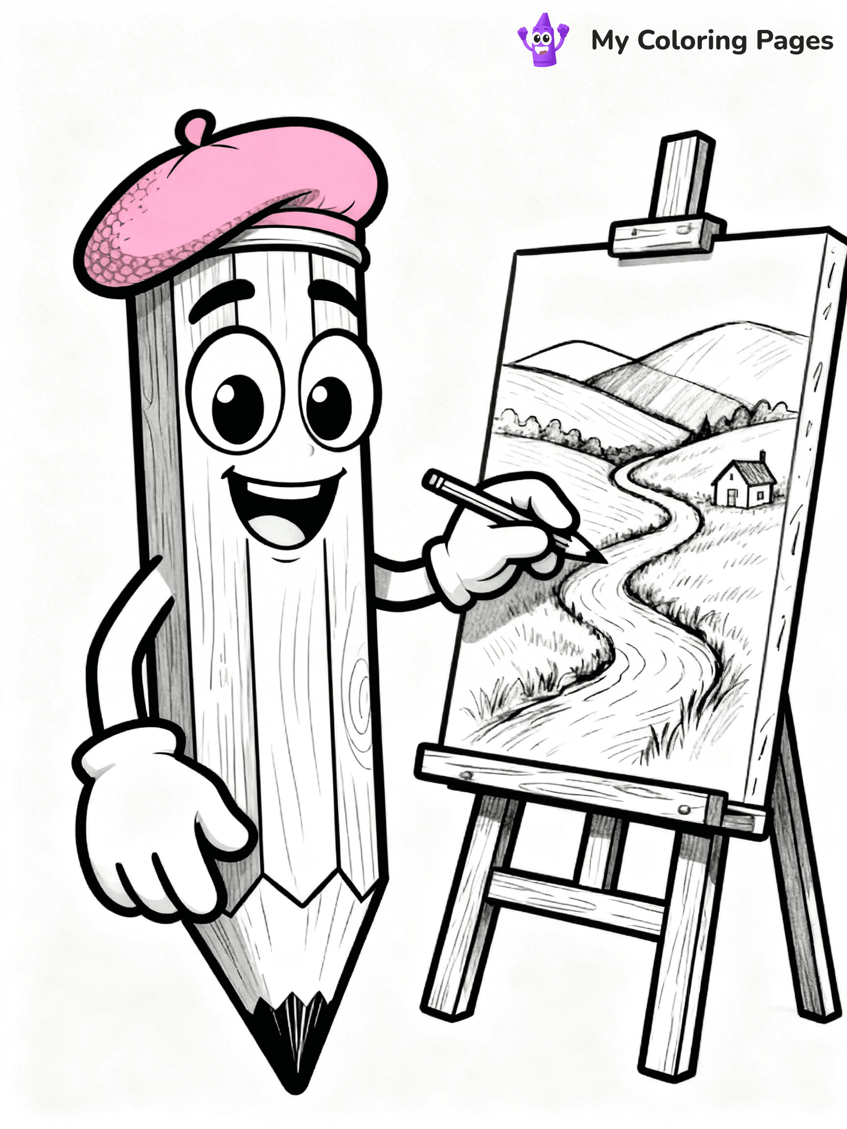 Pencil Coloring Pages - 15