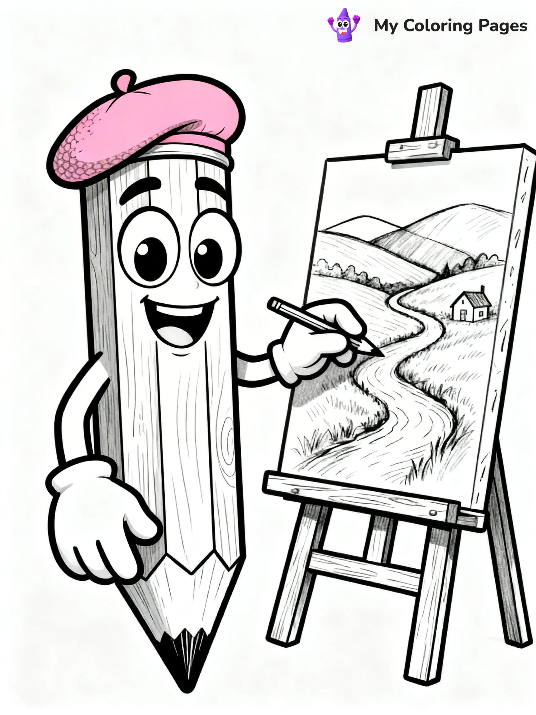 Pencil Coloring Pages - 15