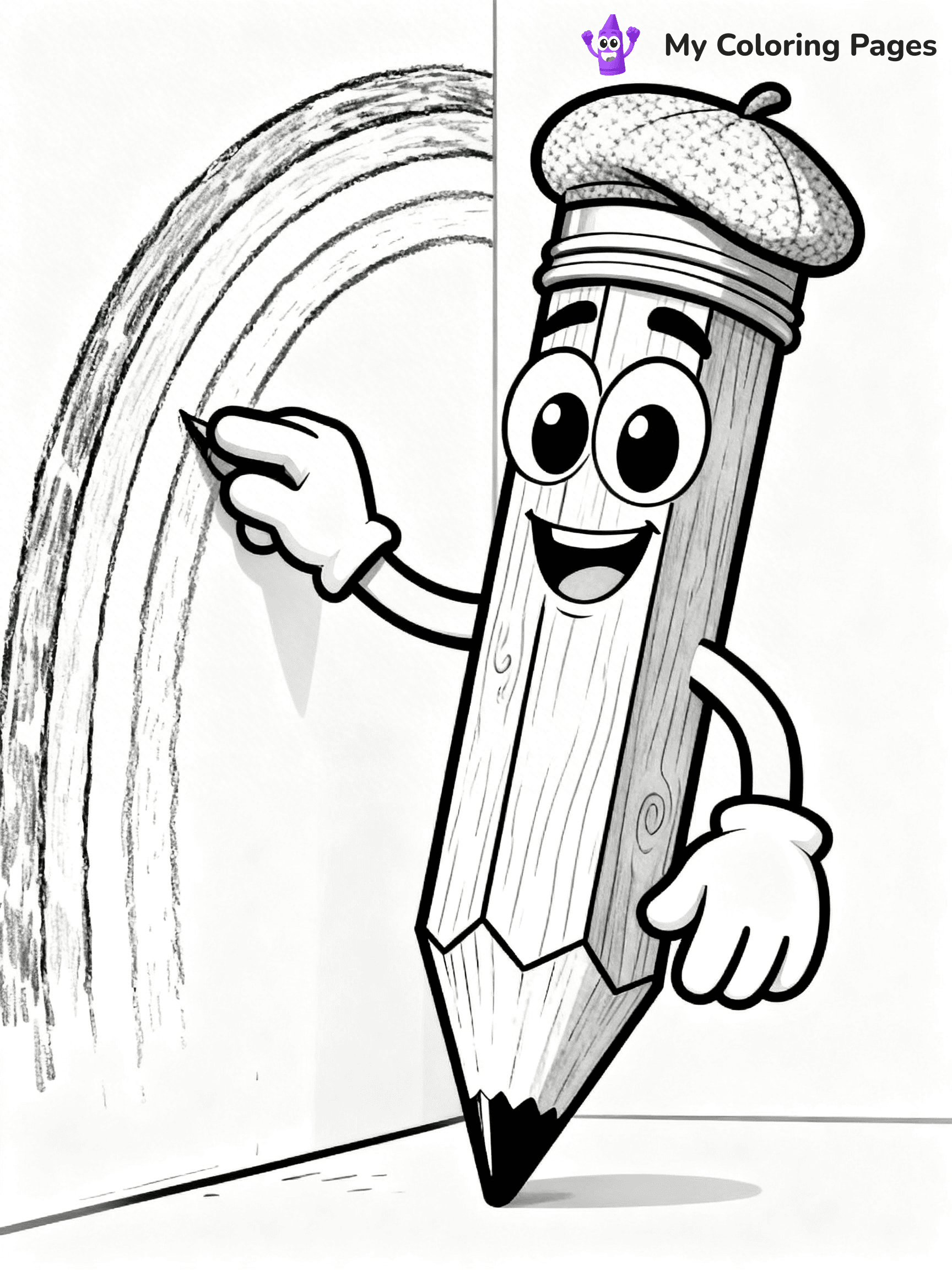 Pencil Coloring Pages - 10