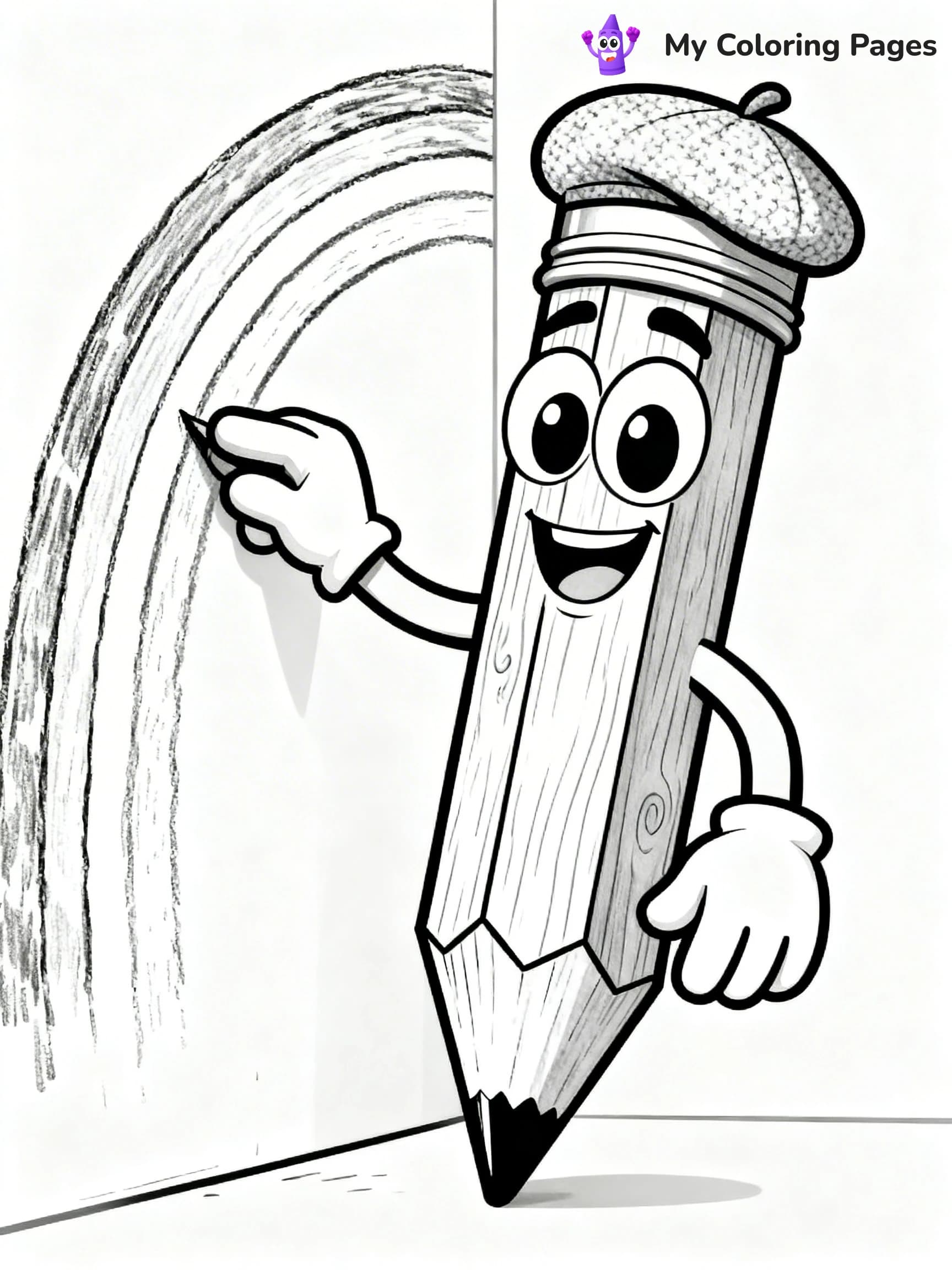 Pencil Coloring Pages - 10