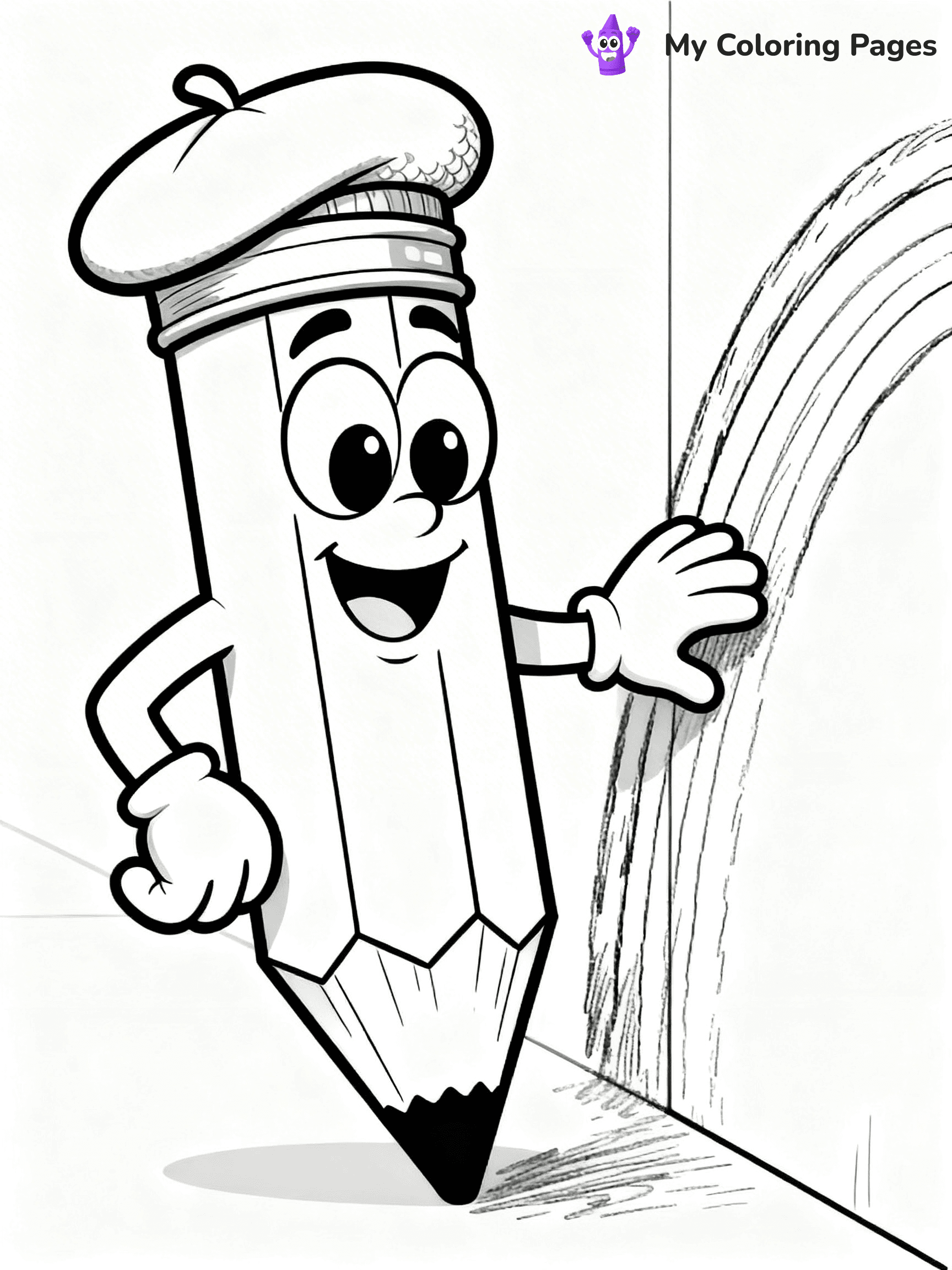 Pencil Coloring Pages - 9