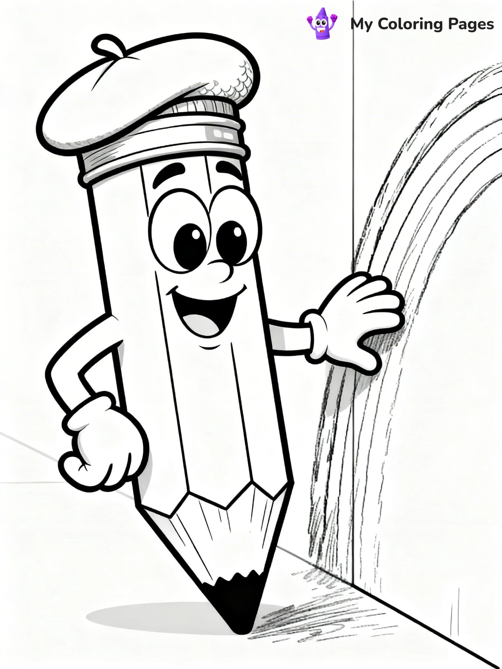 Pencil Coloring Pages - 9