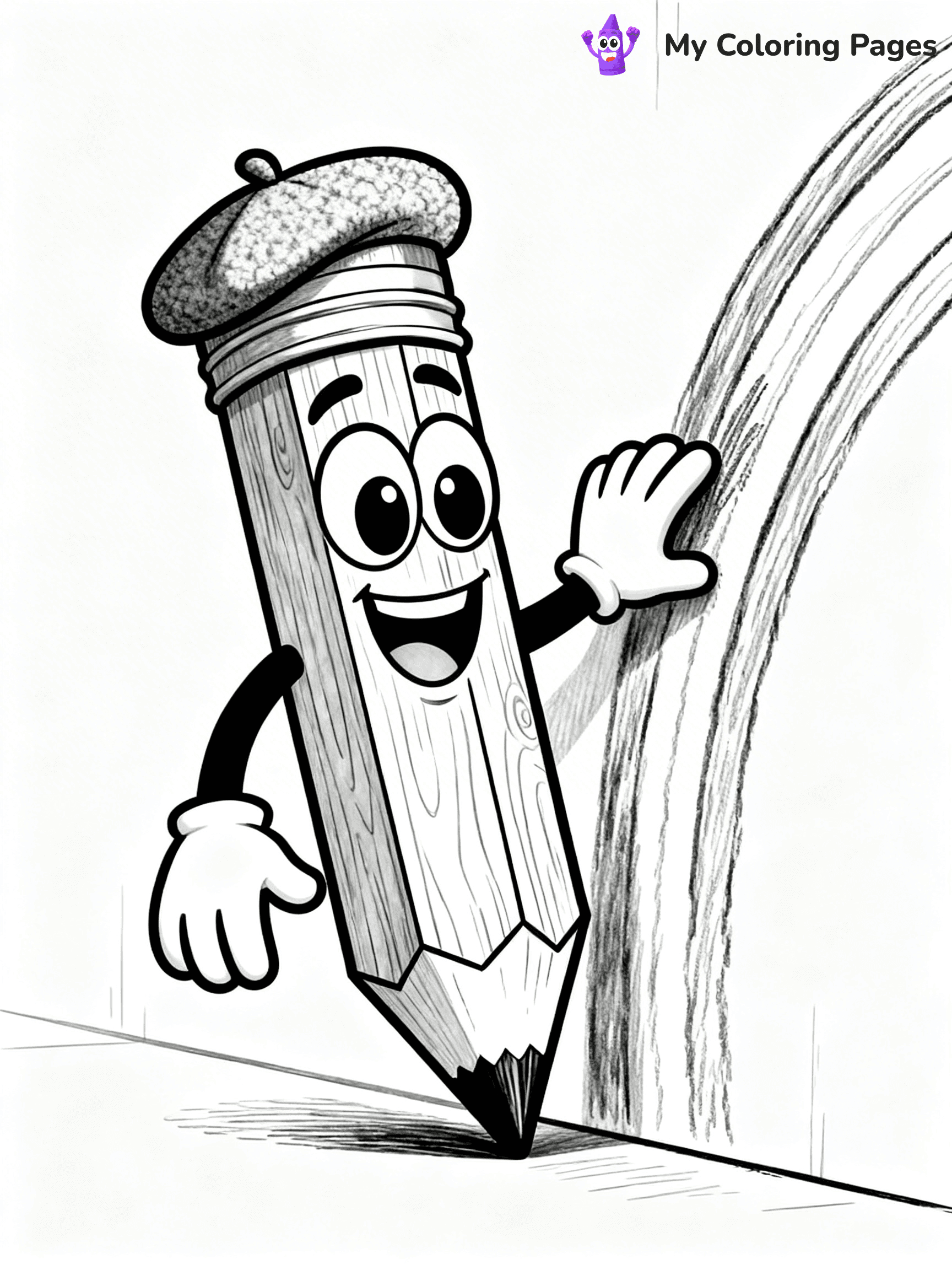 Pencil Coloring Pages - 8