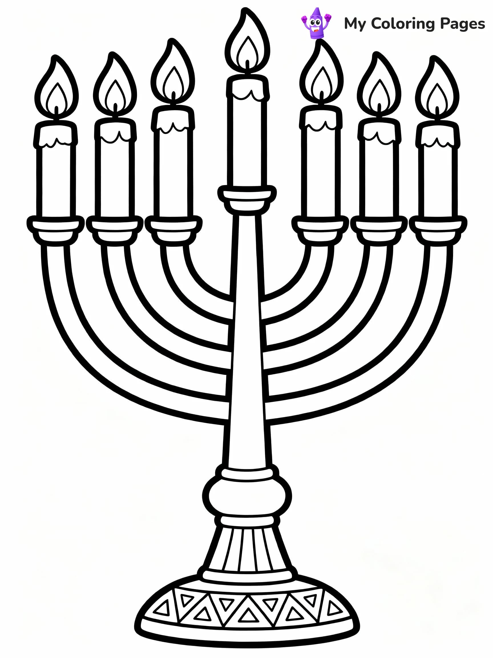 Hanukkah Coloring Pages - 16