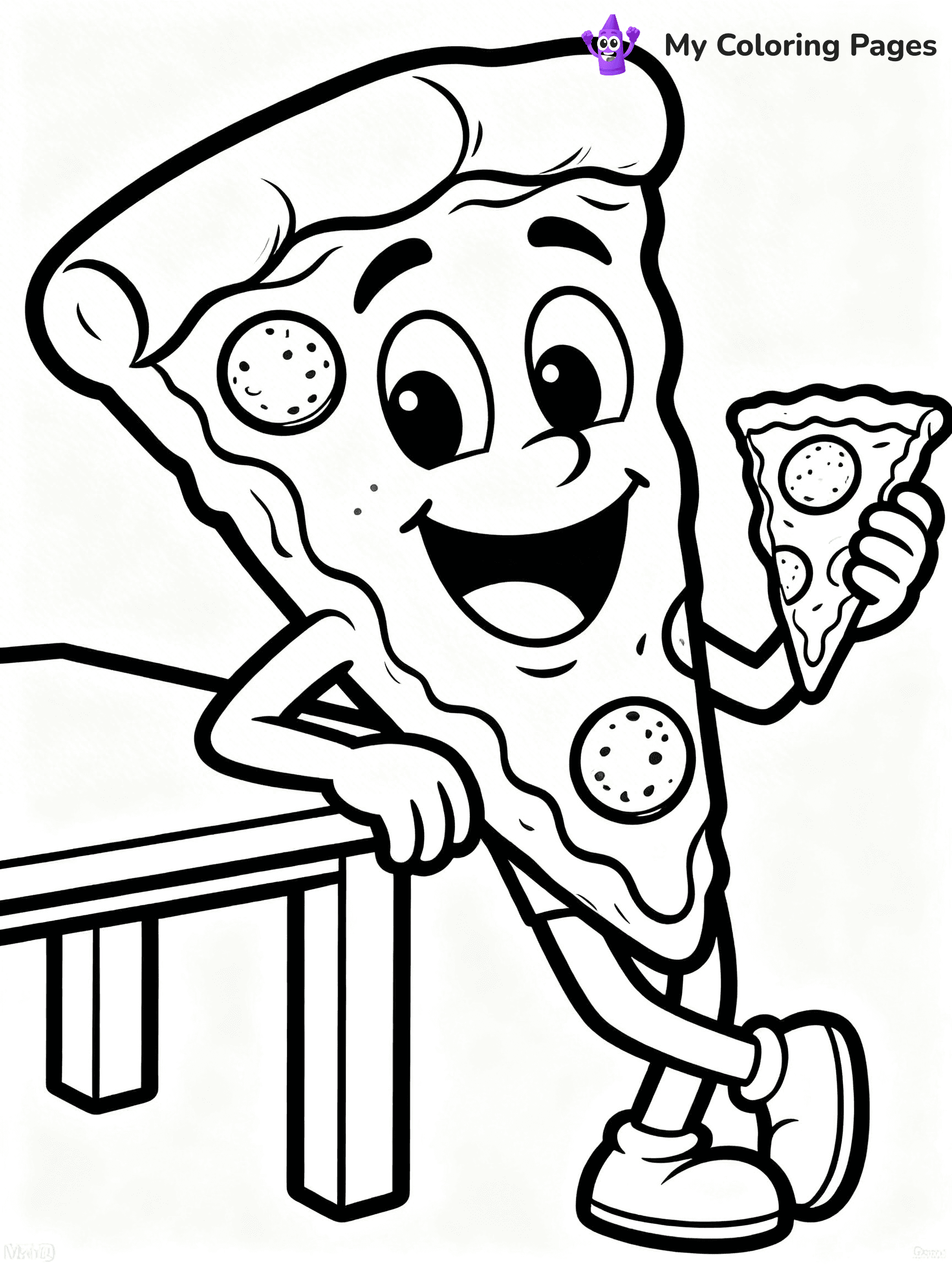 Food With Faces Coloring Pages - 12