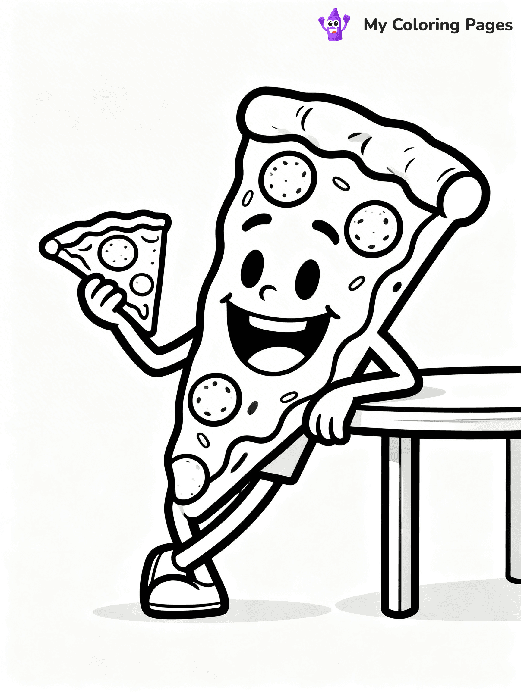 Food With Faces Coloring Pages - 11