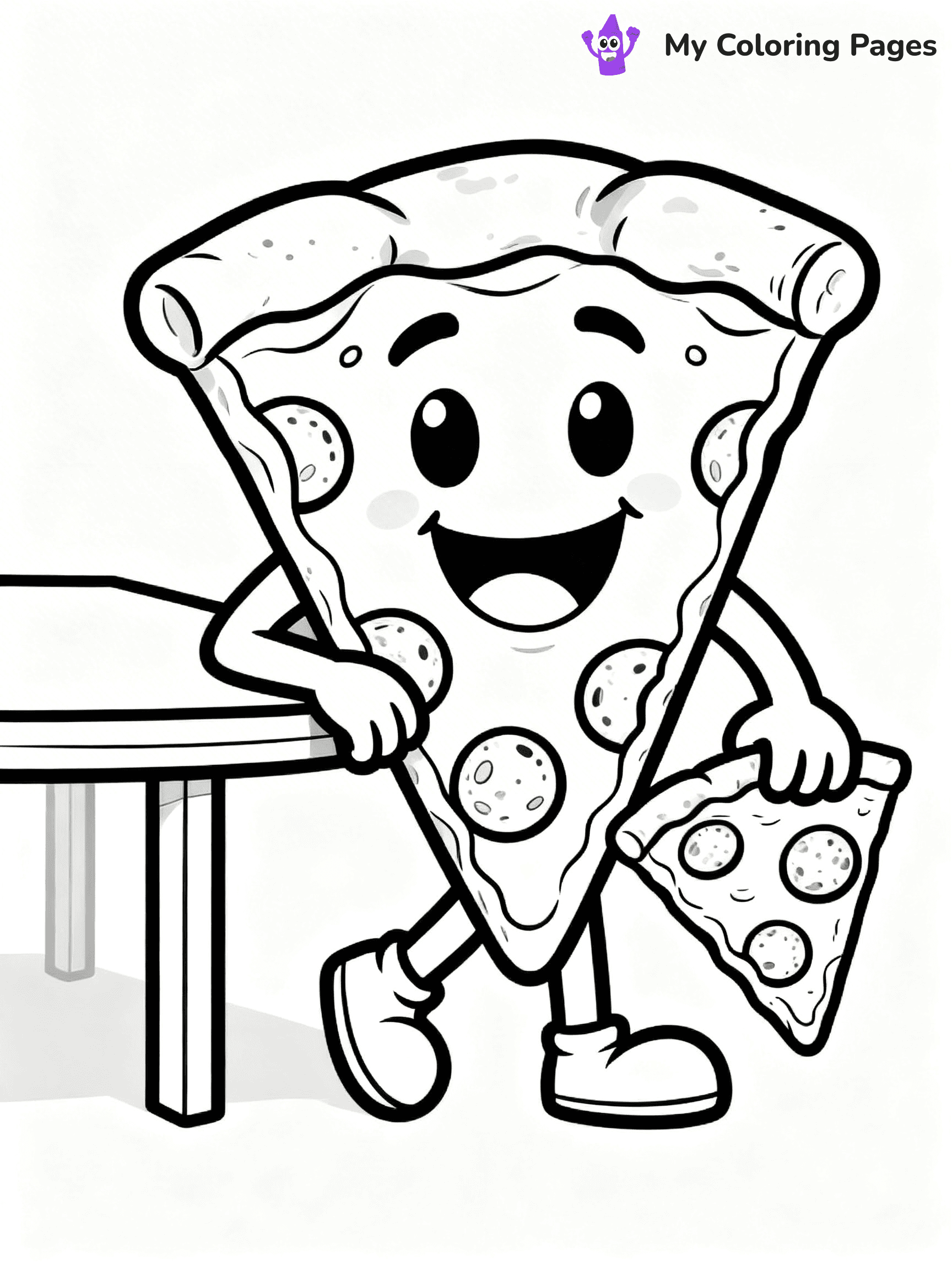 Food With Faces Coloring Pages - 10