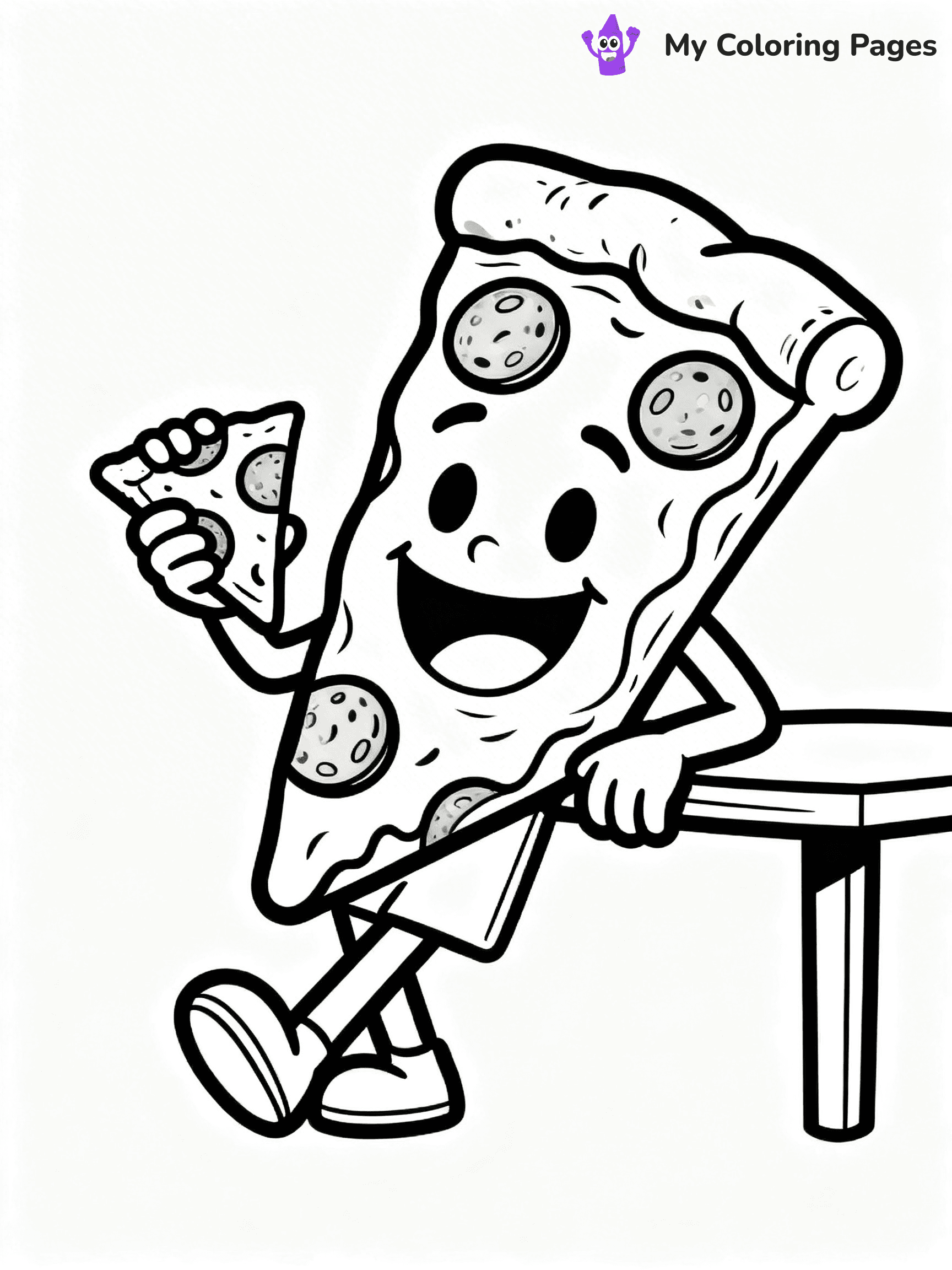 Food With Faces Coloring Pages - 9