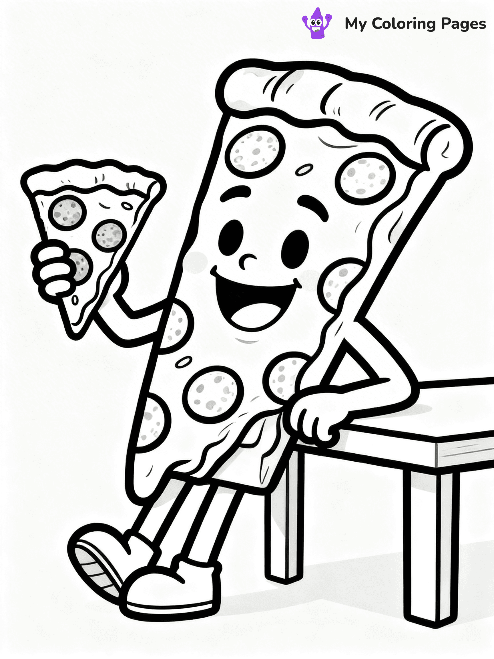 Food With Faces Coloring Pages - 8