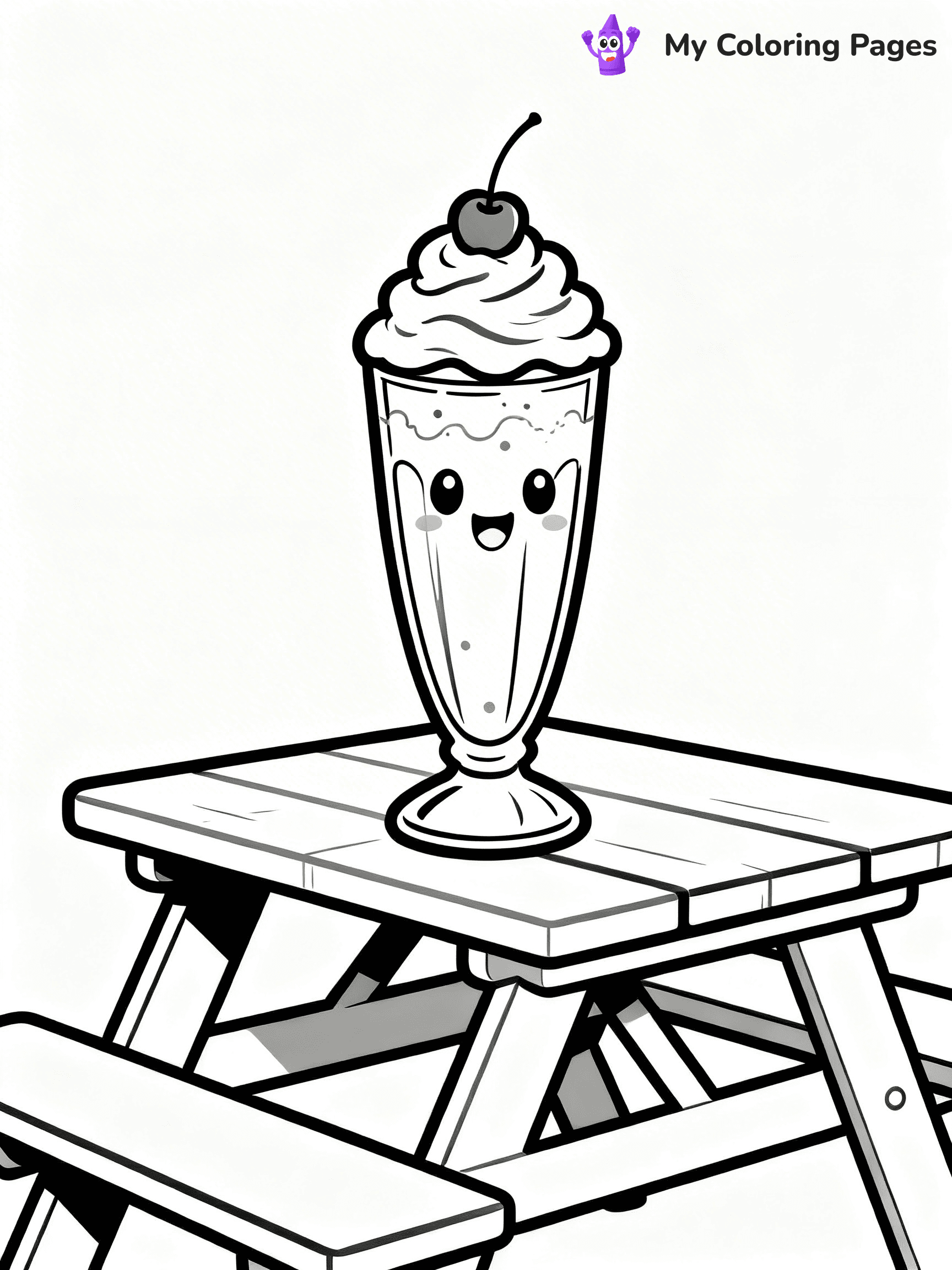 Milkshake Coloring Pages - 30