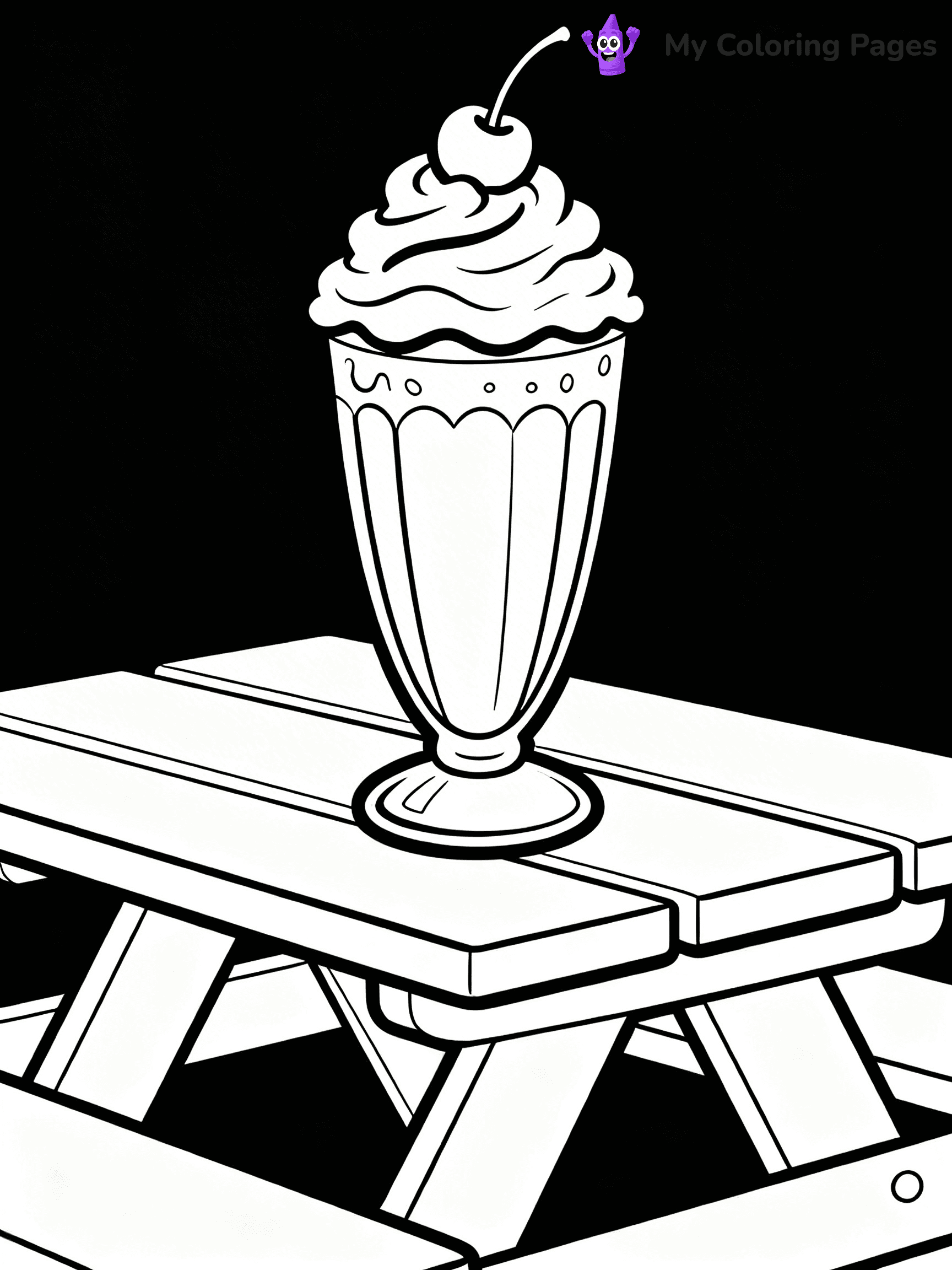 Milkshake Coloring Pages - 29