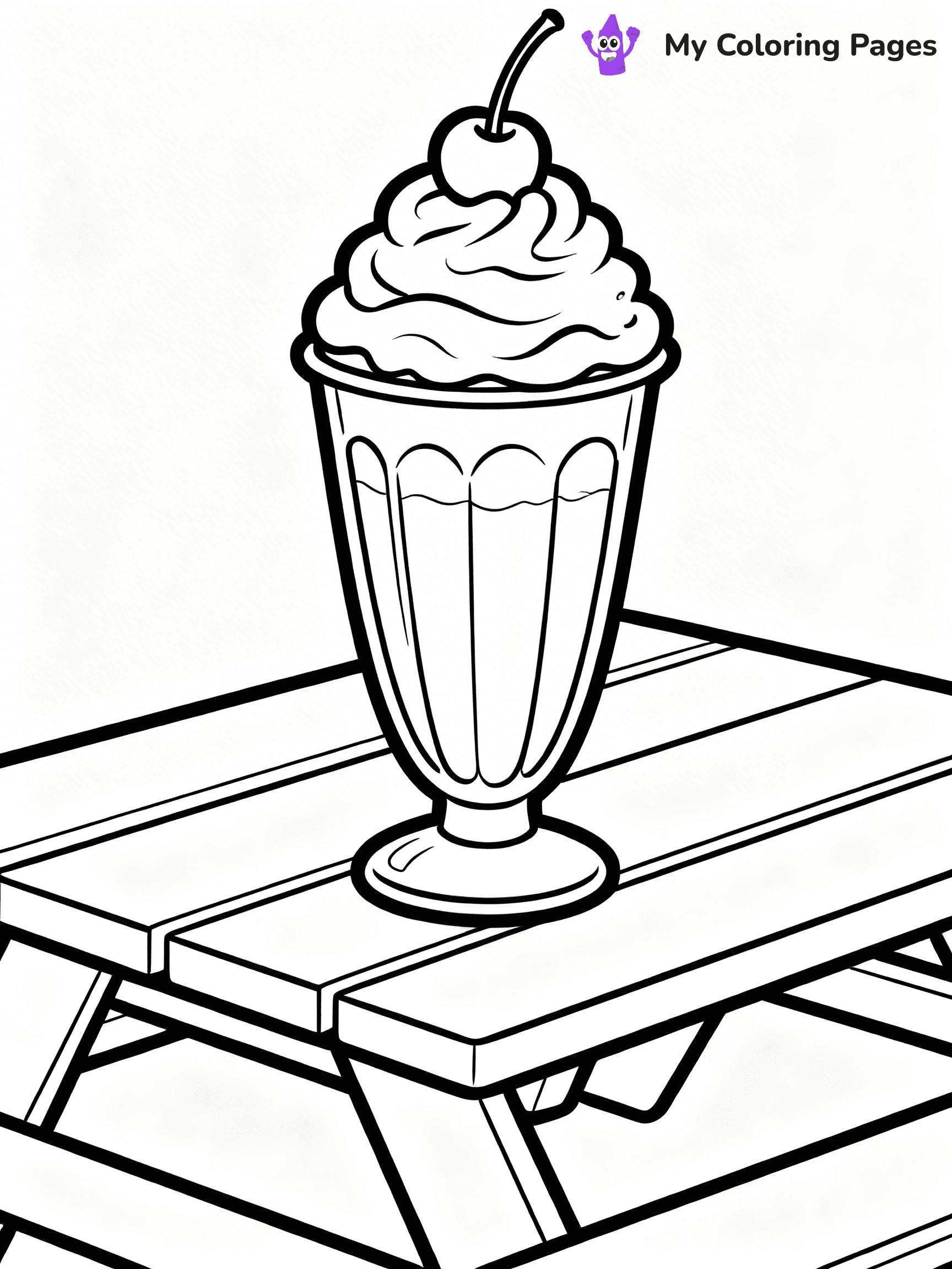 Milkshake Coloring Pages - 26