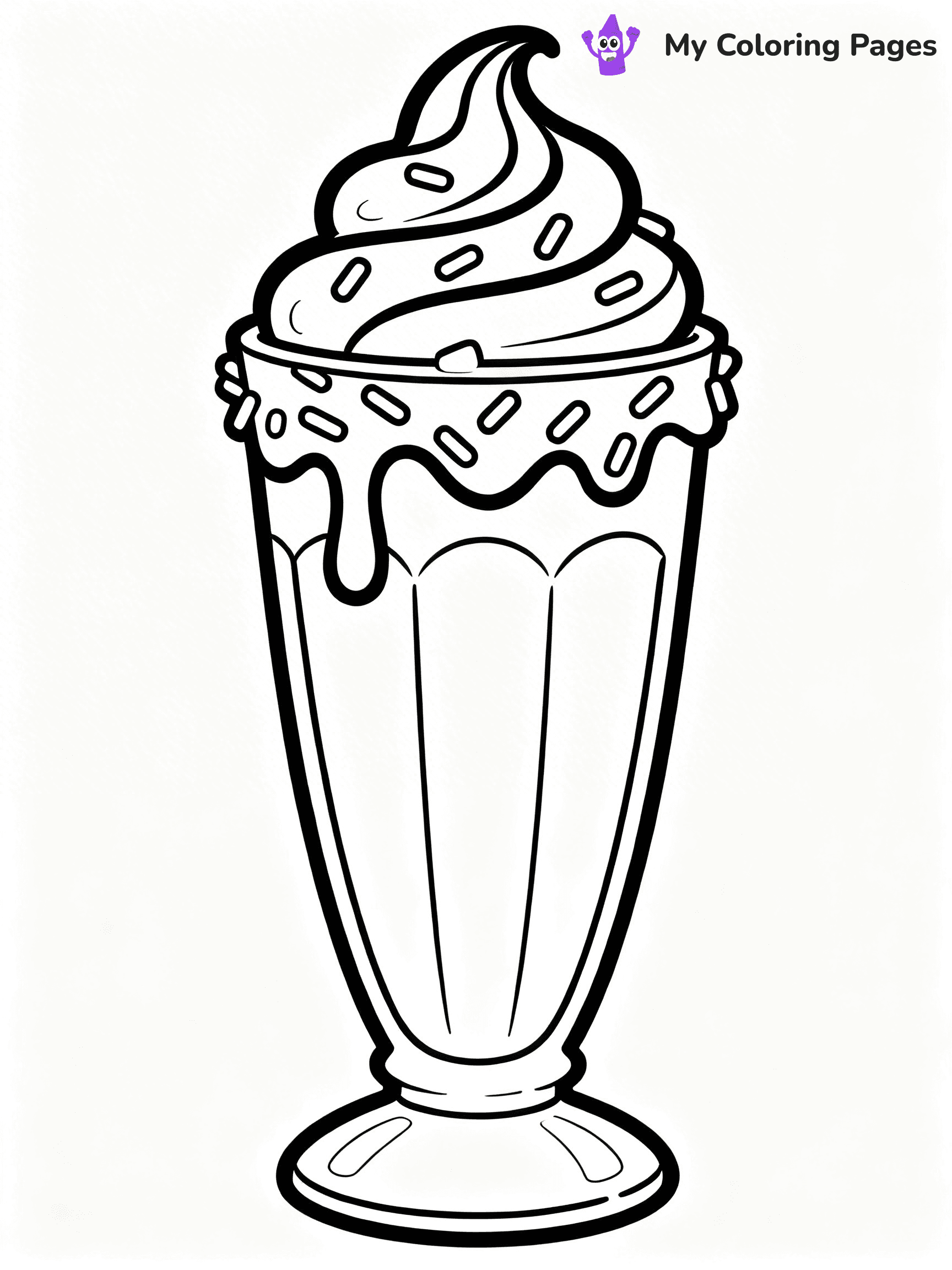 Milkshake Coloring Pages - 23