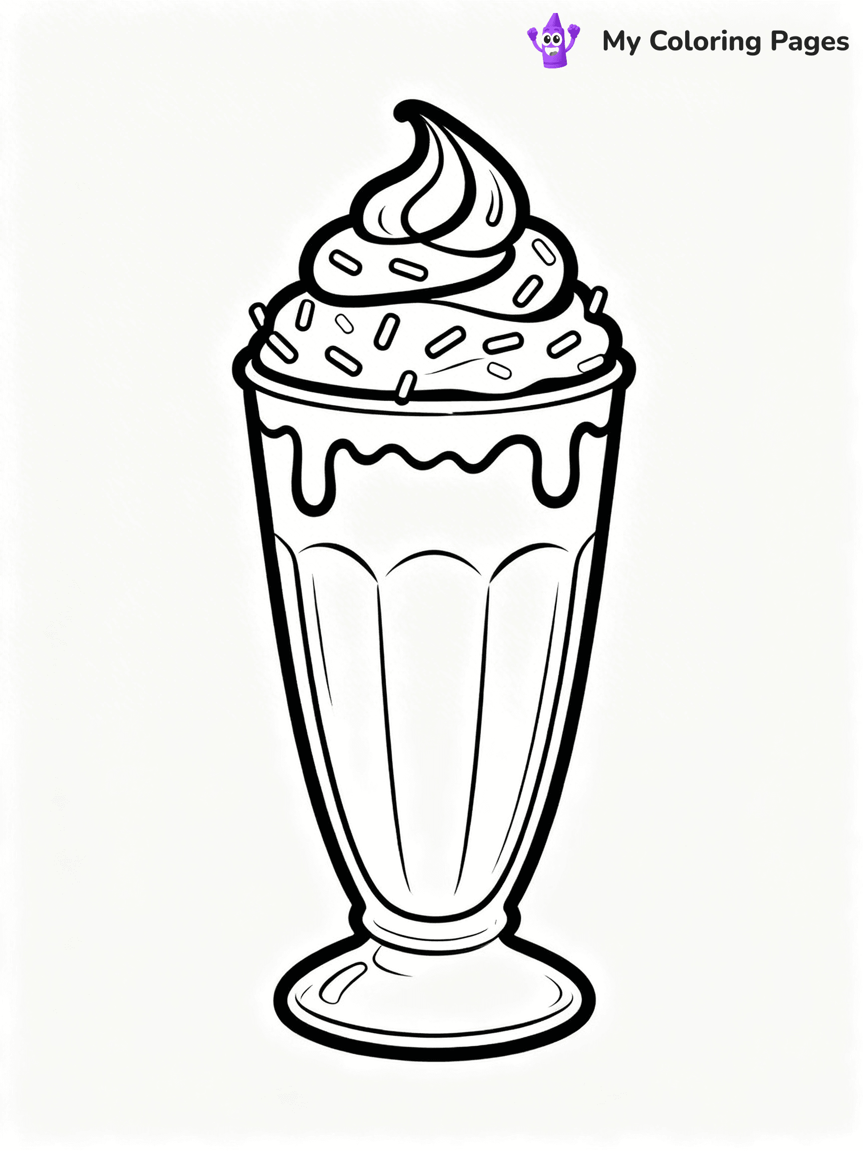 Milkshake Coloring Pages - 21