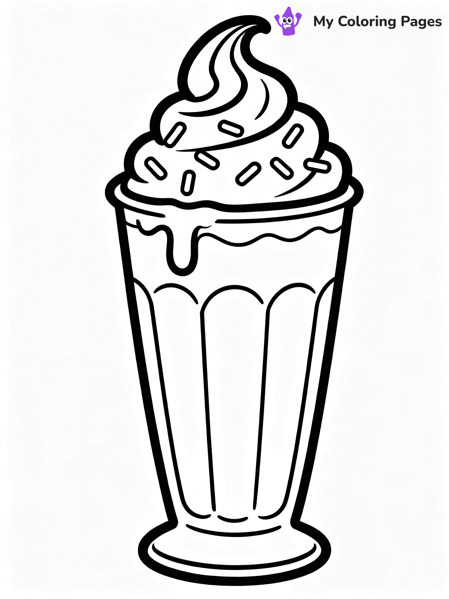 Milkshake Coloring Pages - 20