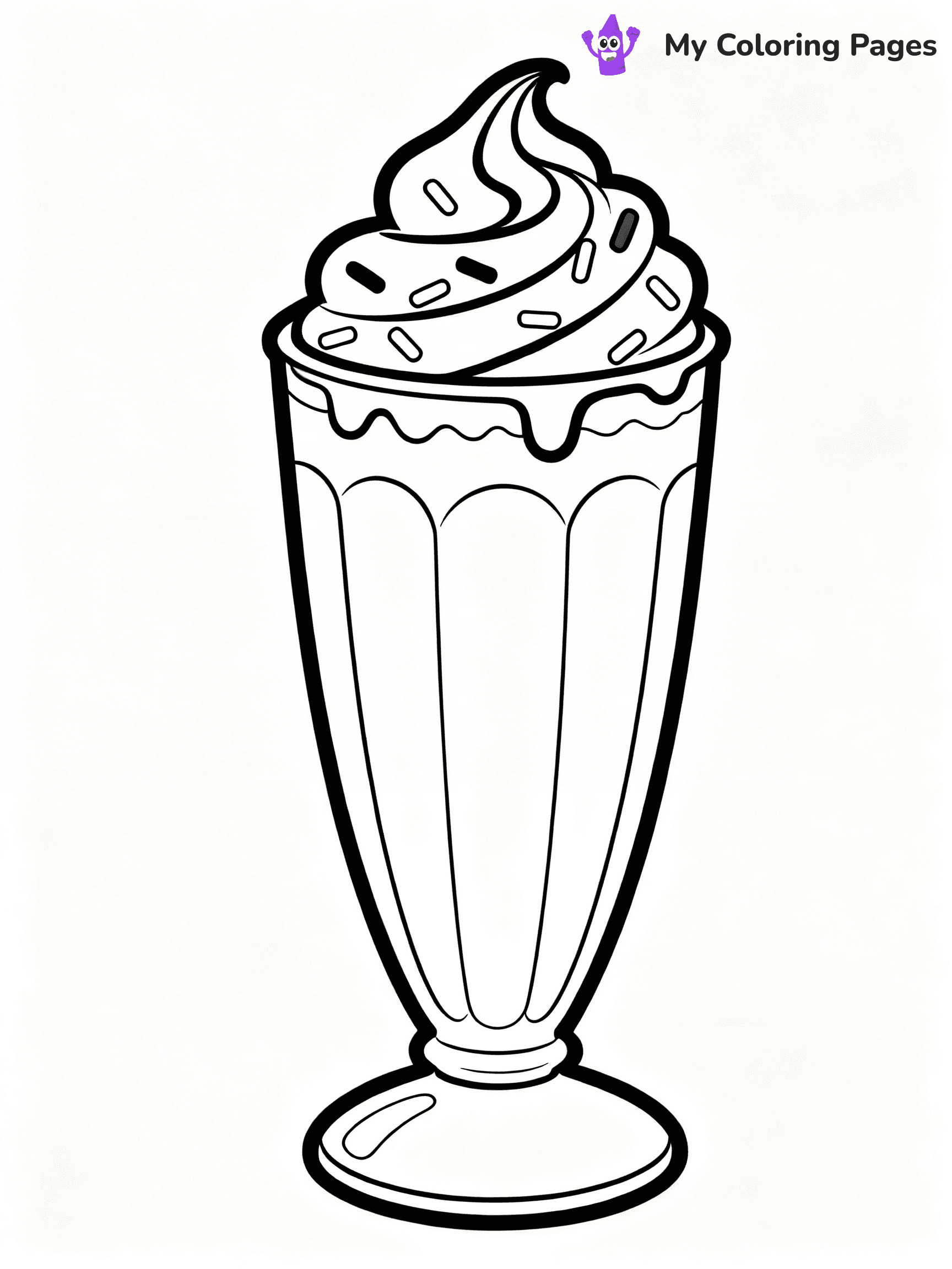 Milkshake Coloring Pages - 19