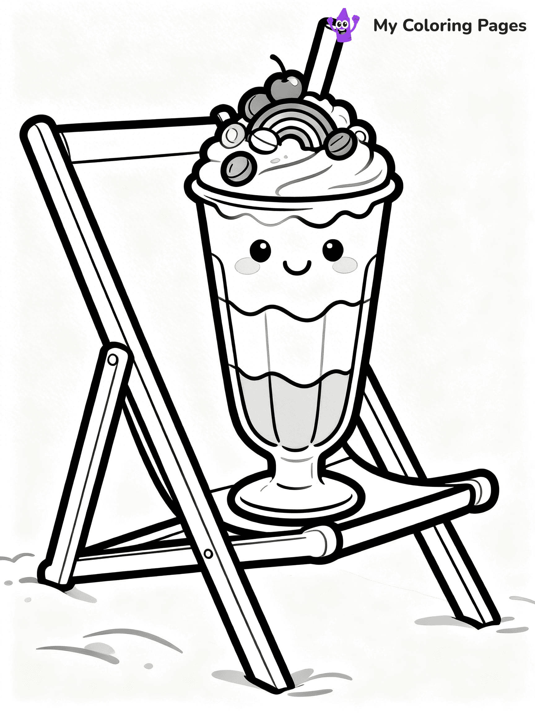 Milkshake Coloring Pages - 17