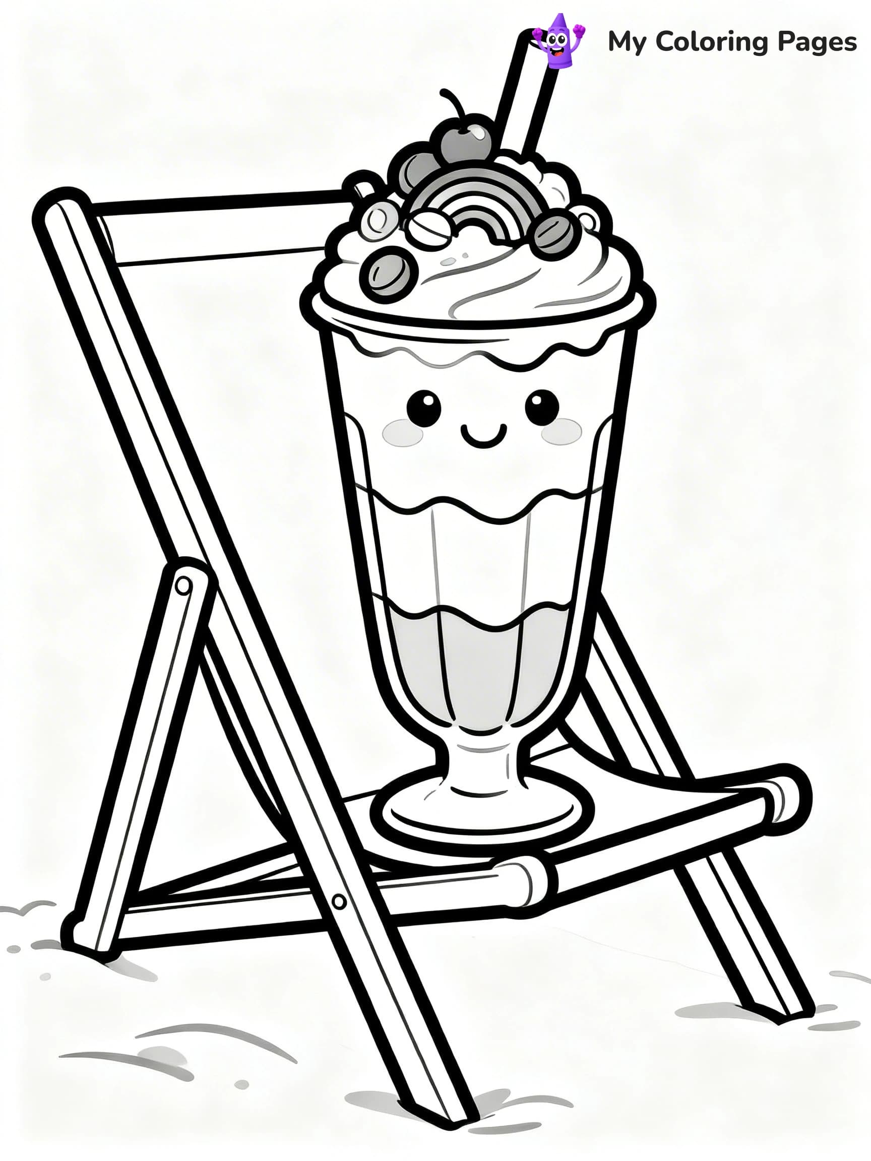 Milkshake Coloring Pages - 17