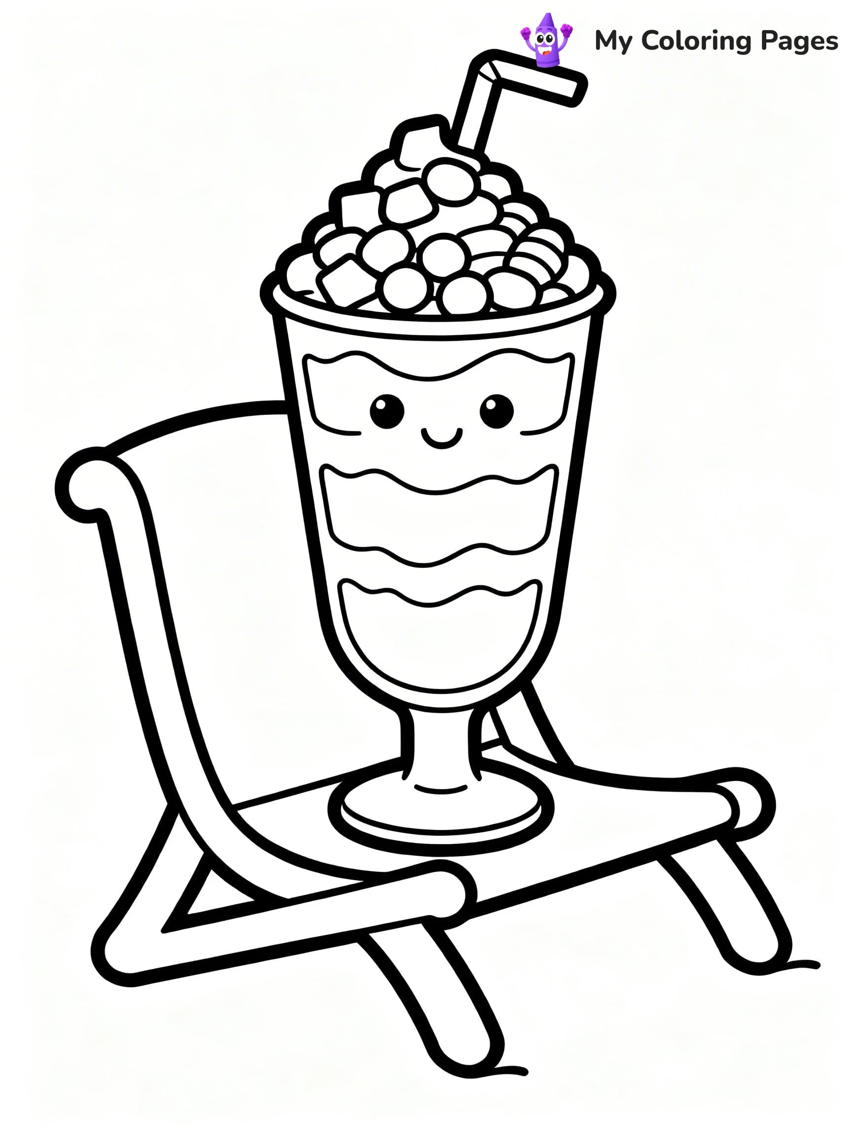 Milkshake Coloring Pages - 16
