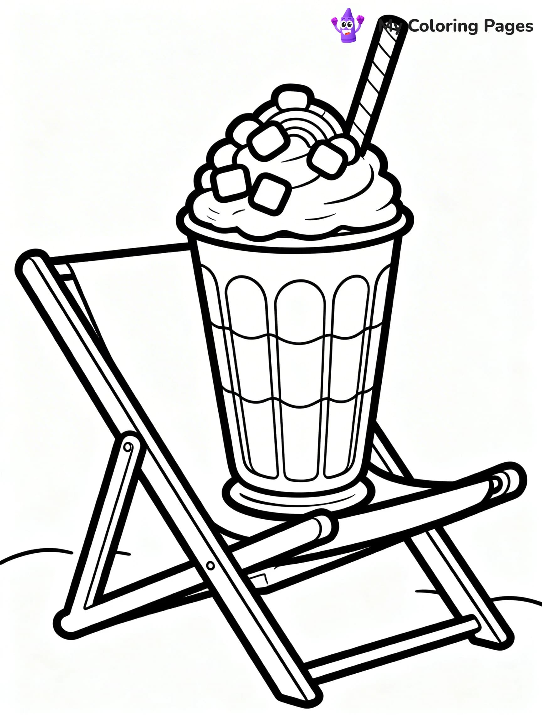 Milkshake Coloring Pages - 15
