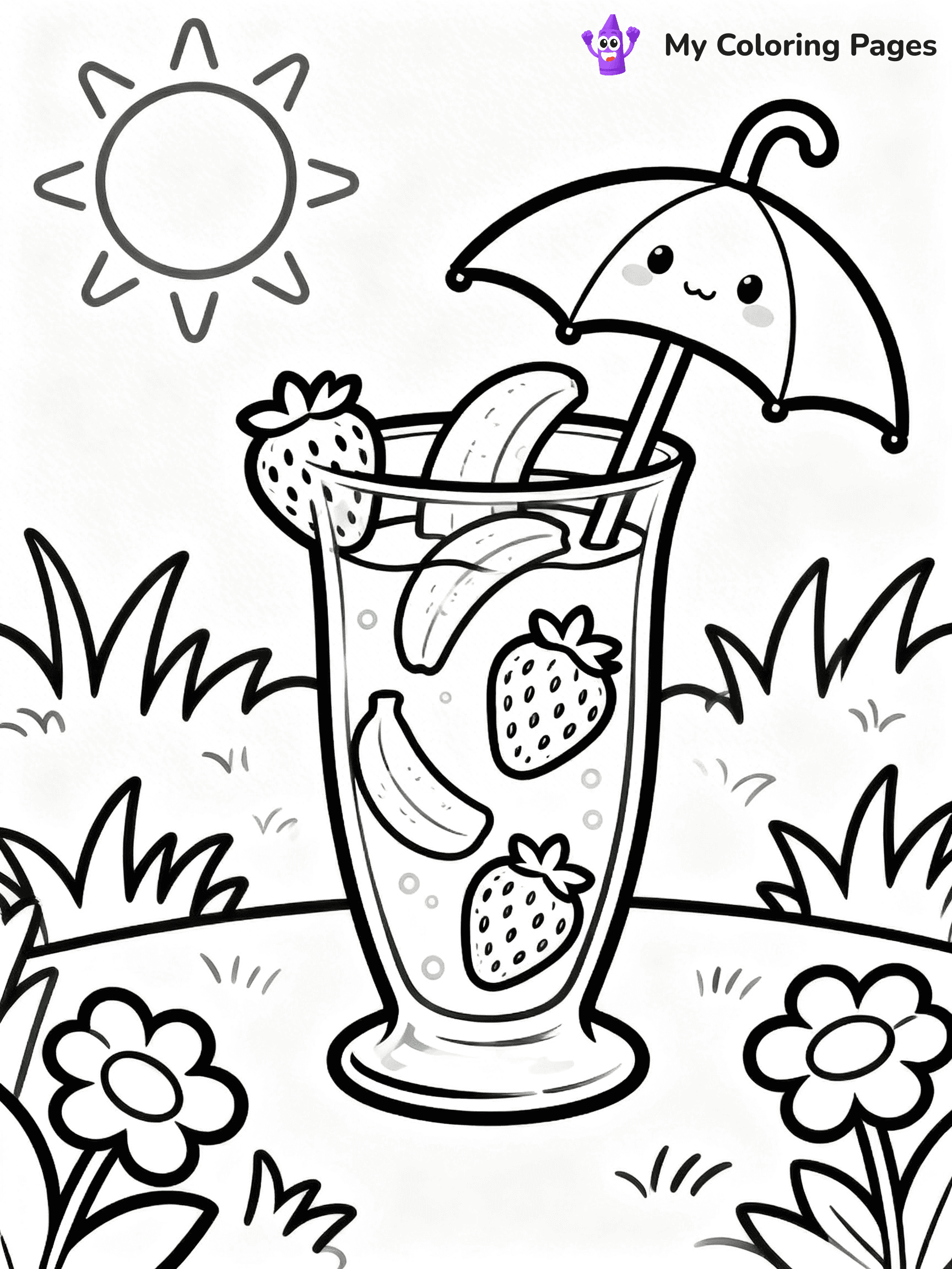 Milkshake Coloring Pages - 14