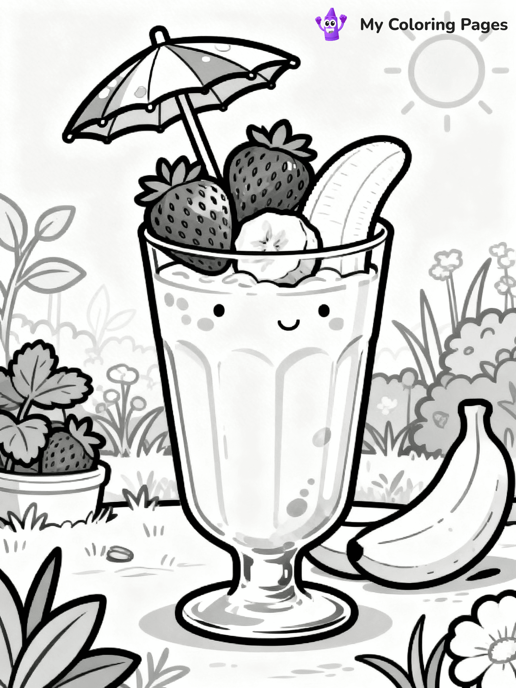 Milkshake Coloring Pages - 5