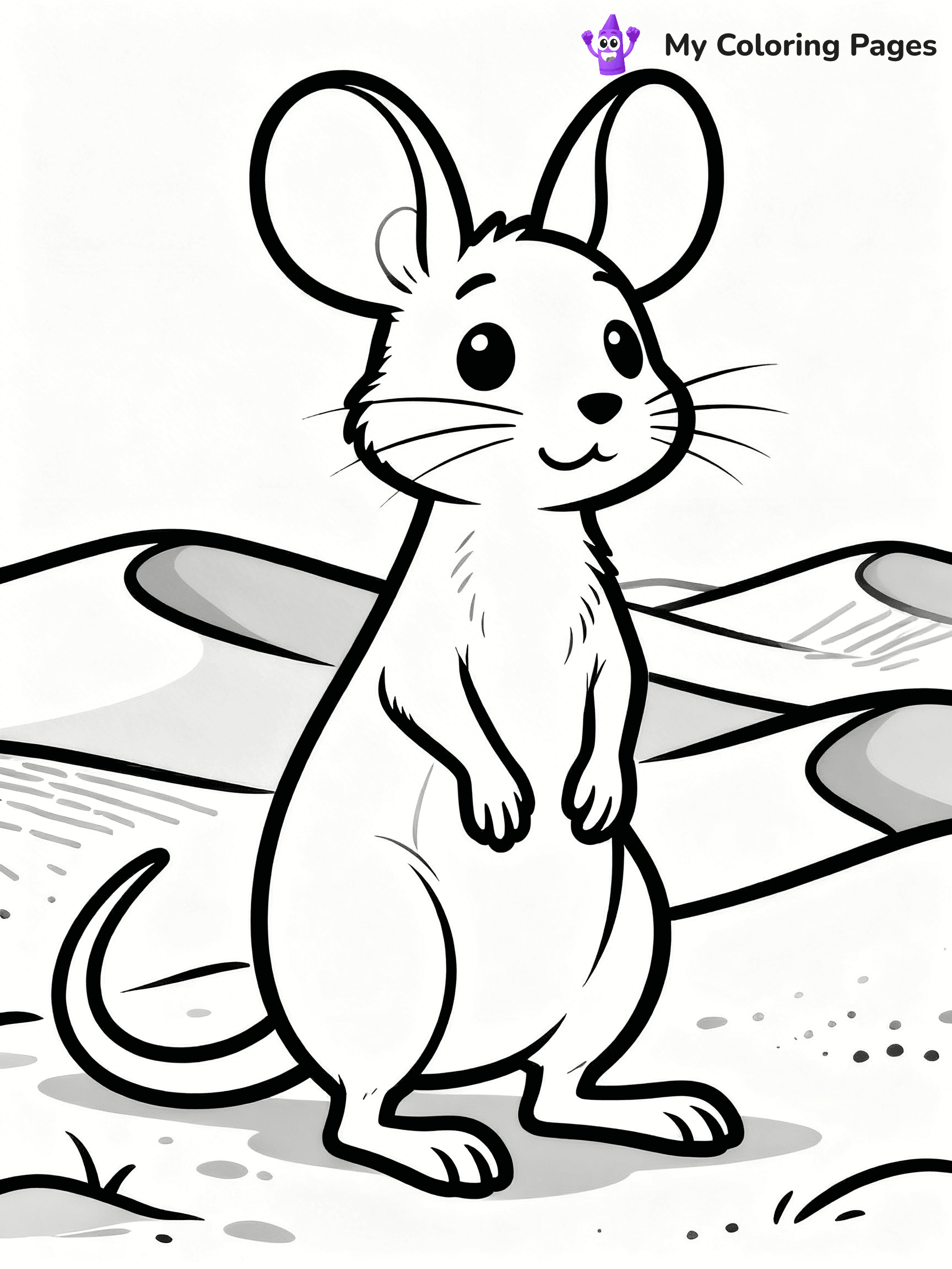Desert Animal Coloring Pages - 54