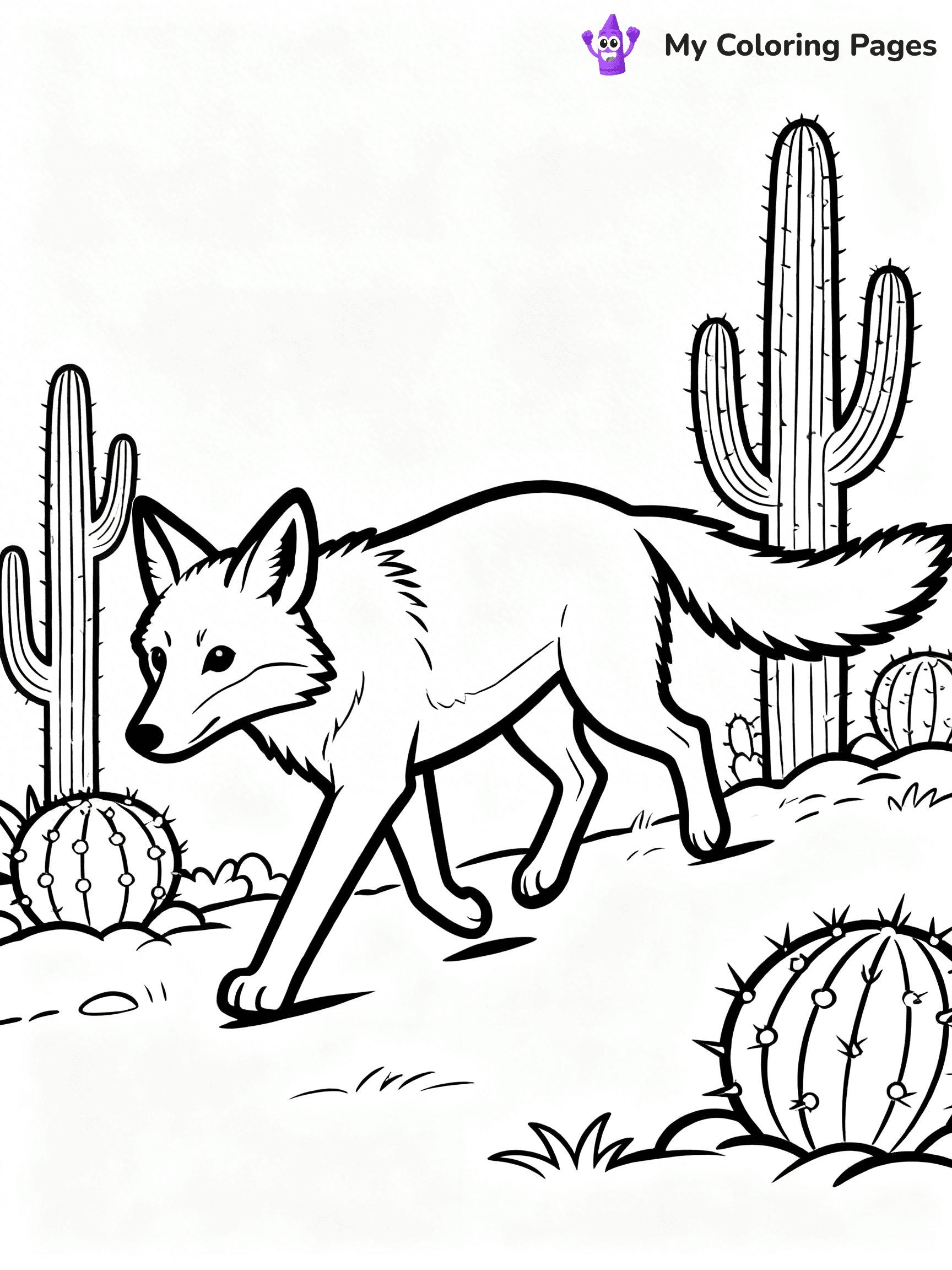 Desert Animal Coloring Pages - 49